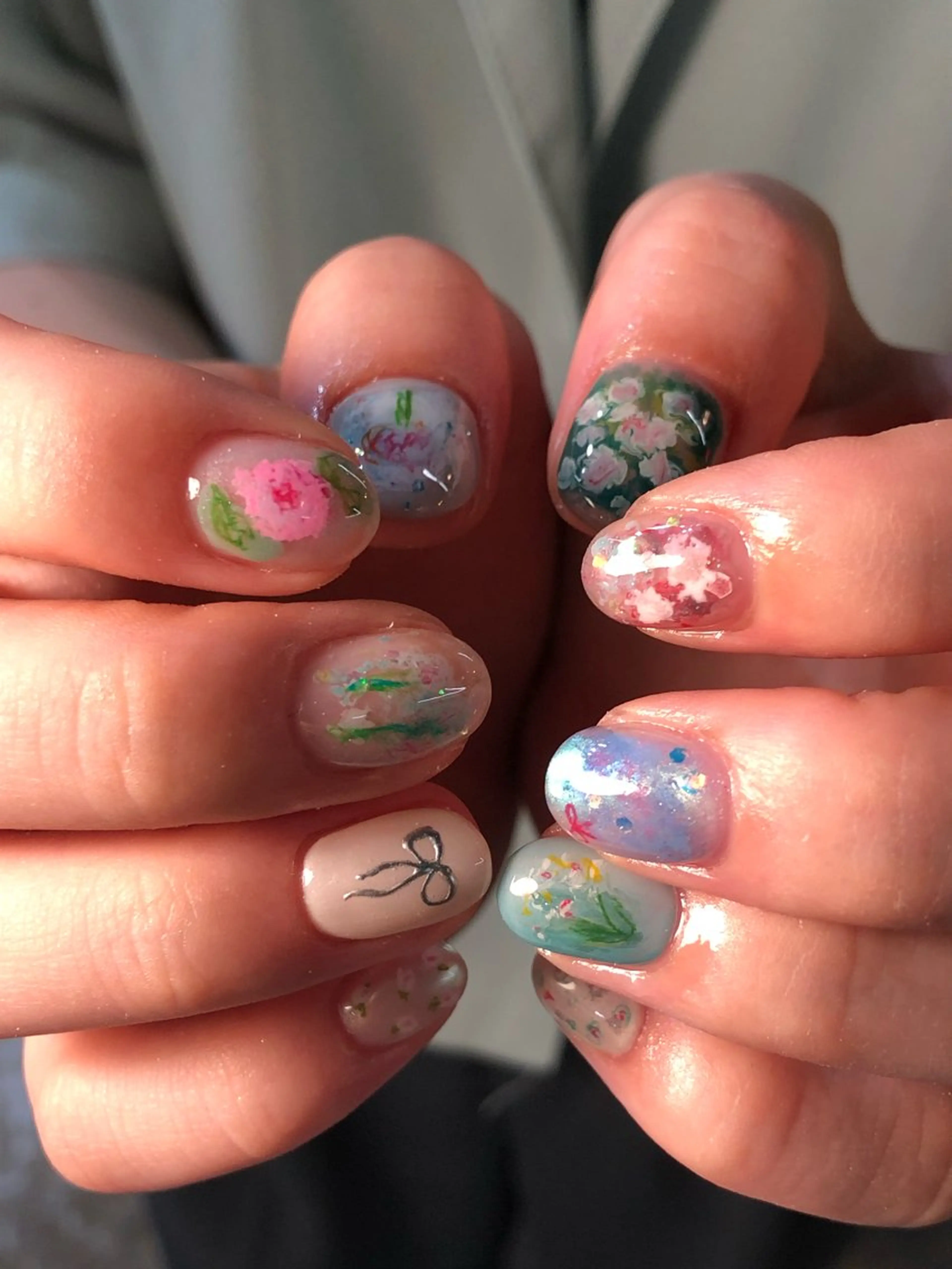 ネイル nail atelier 泡沫 utakata所属・ナカジマミナミ nail &耳つぼのネイルデザイン