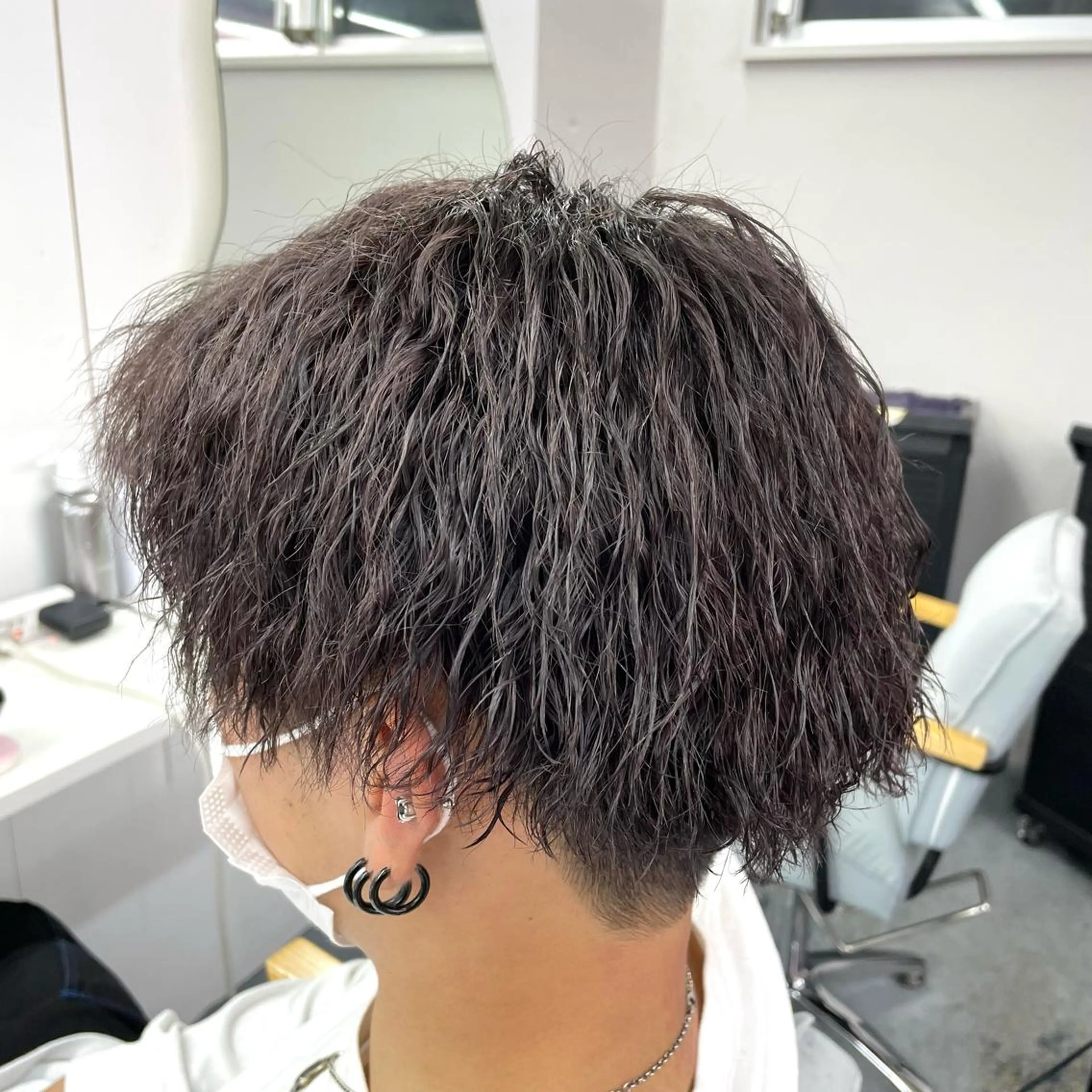 パーマ メンズ メンズパーマ ツイストスパイラルパーマ スパイラルパーマ カット ヘアカラー パーマ メンズ特化/パーマ/ ブリーチ/福島 千颯のヘアスタイル