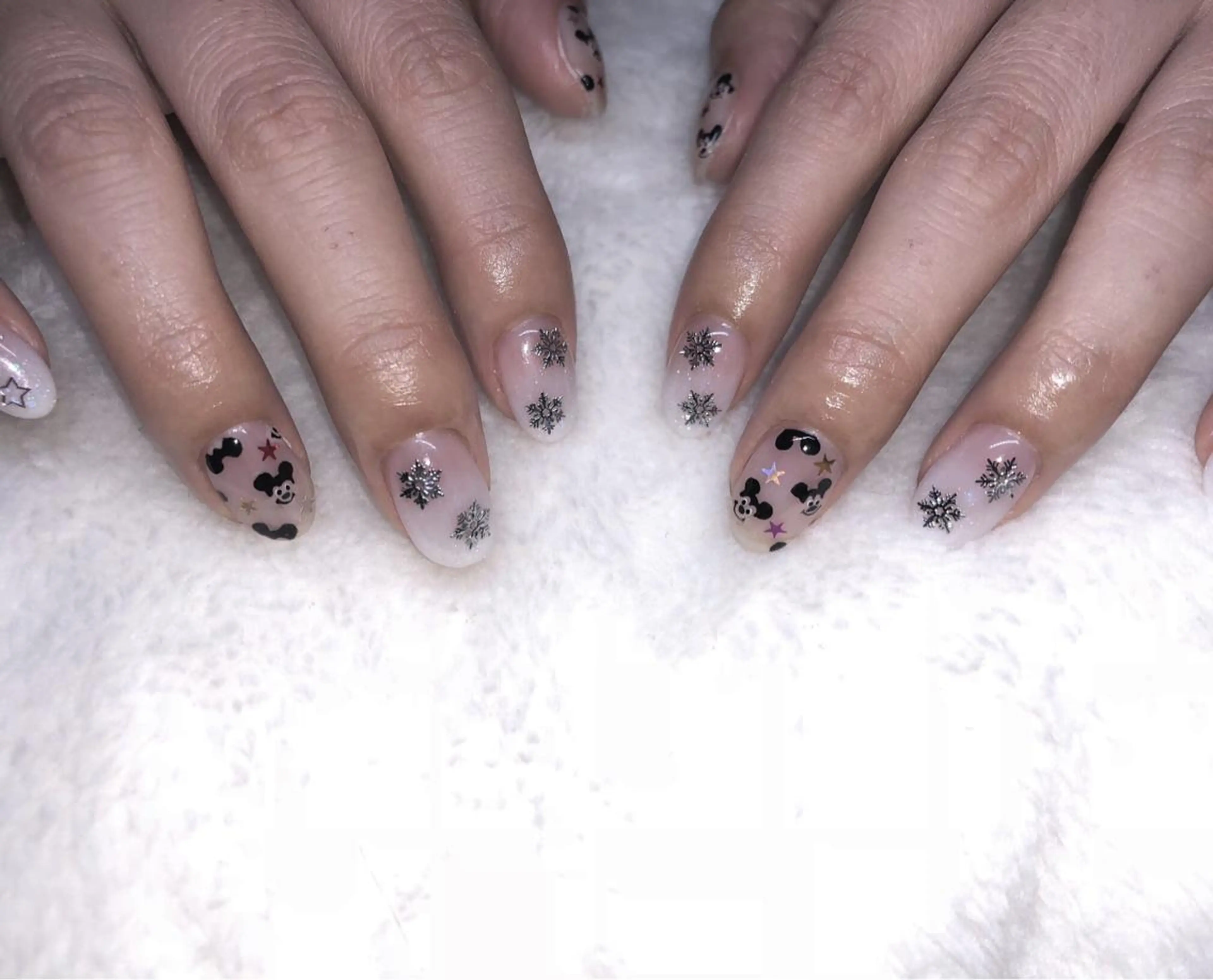 ネイル ハンドネイル ☽ ☾のネイルデザイン