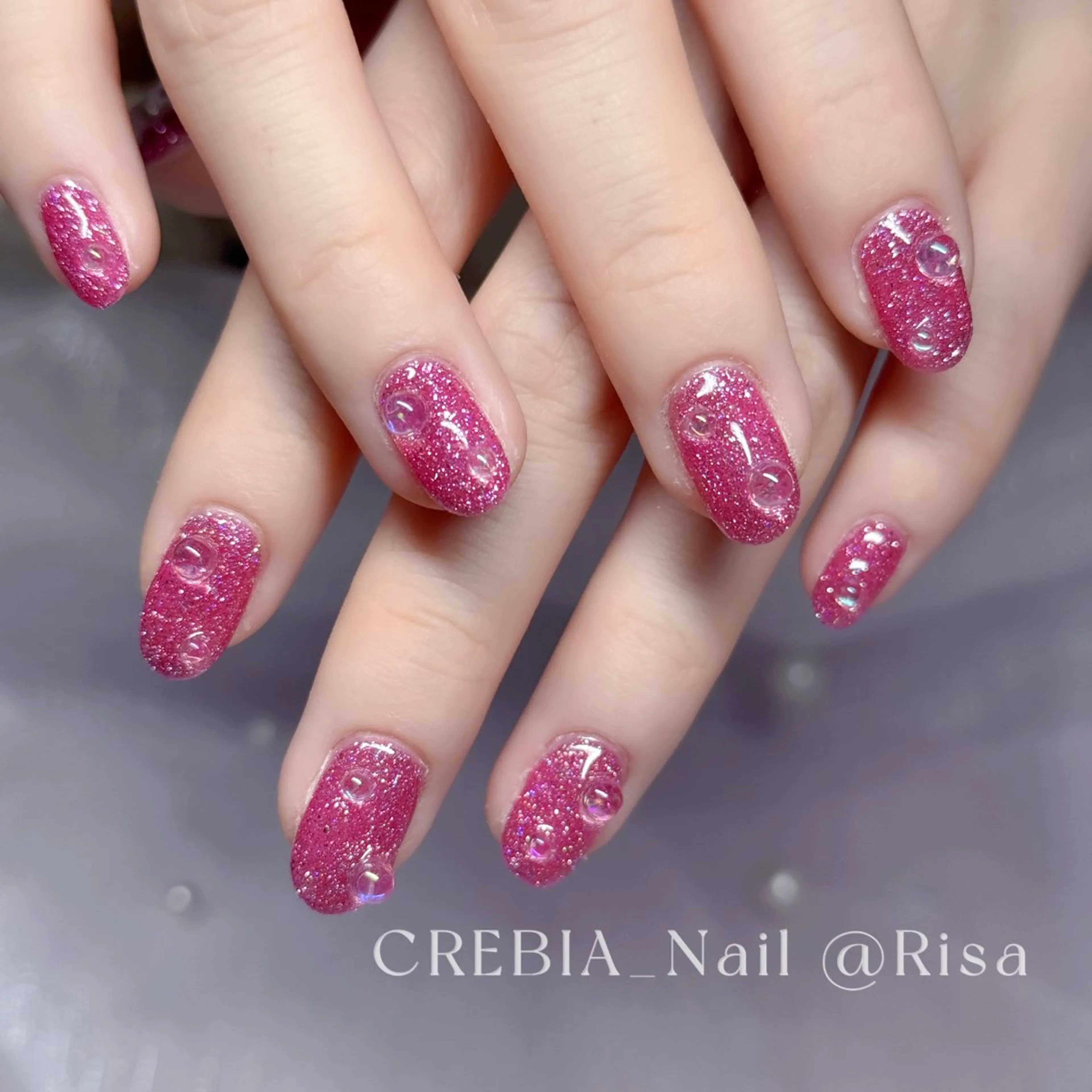 ネイル フラッシュネイル ワンカラーネイル ハンドネイル CREBIA beaute ネイル部所属・CREBIA Nailのネイルデザイン