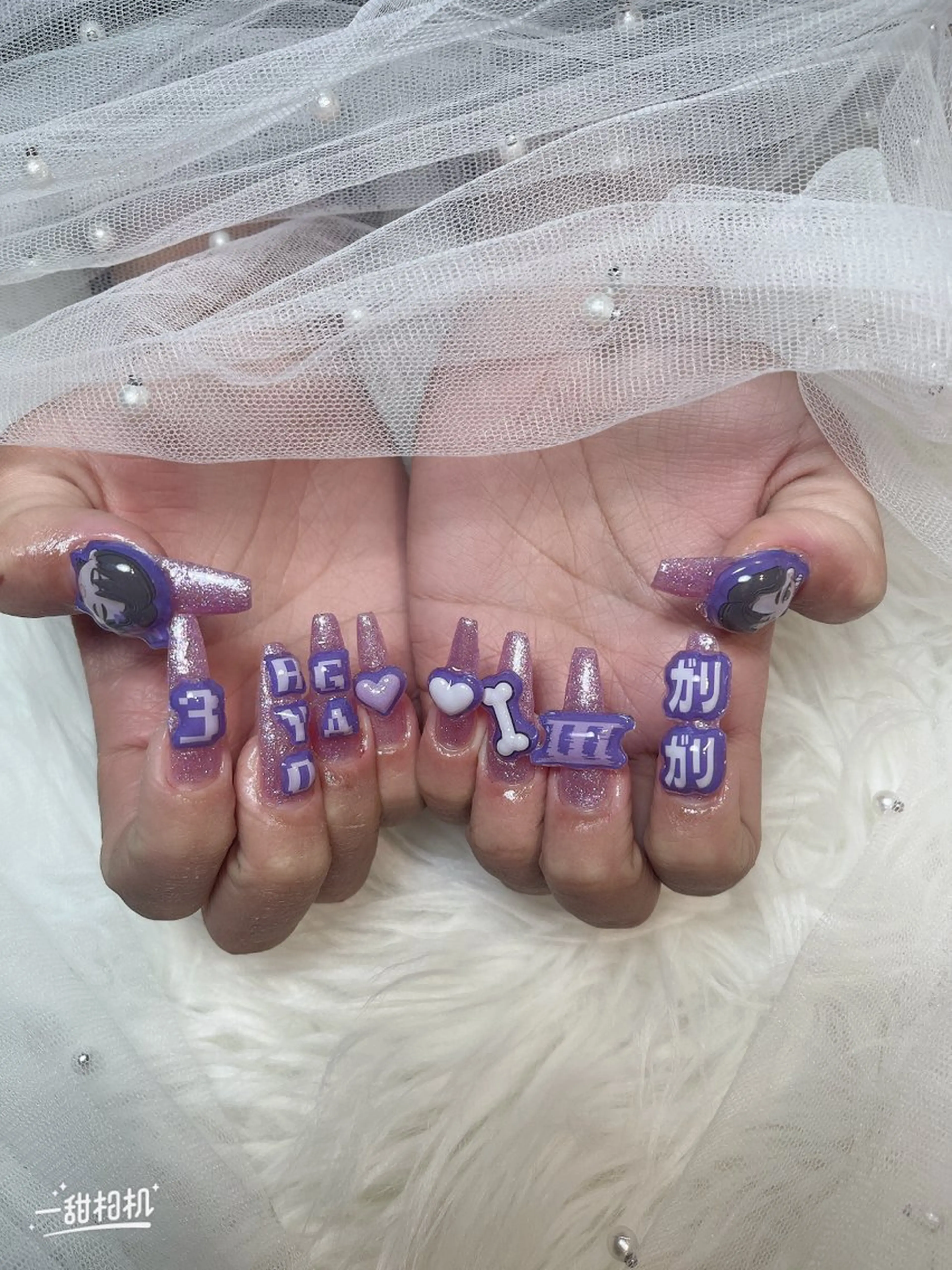 ネイル 長さ出し フレンチネイル グラデーション 卒業式 マグネットネイル ハンドネイル MIHANA ZENのネイルデザイン