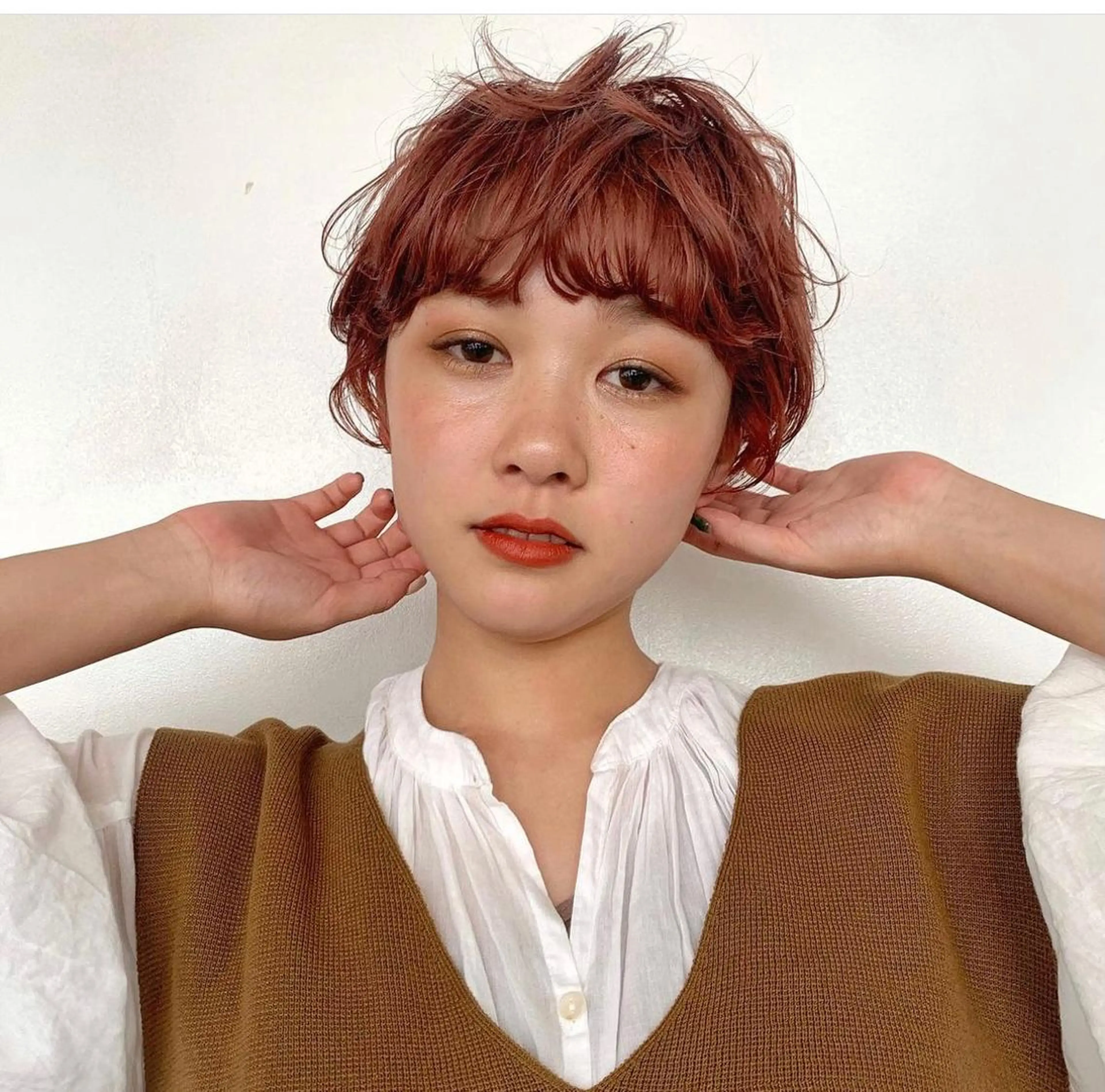 ショート 柴田 日菜子のヘアスタイル