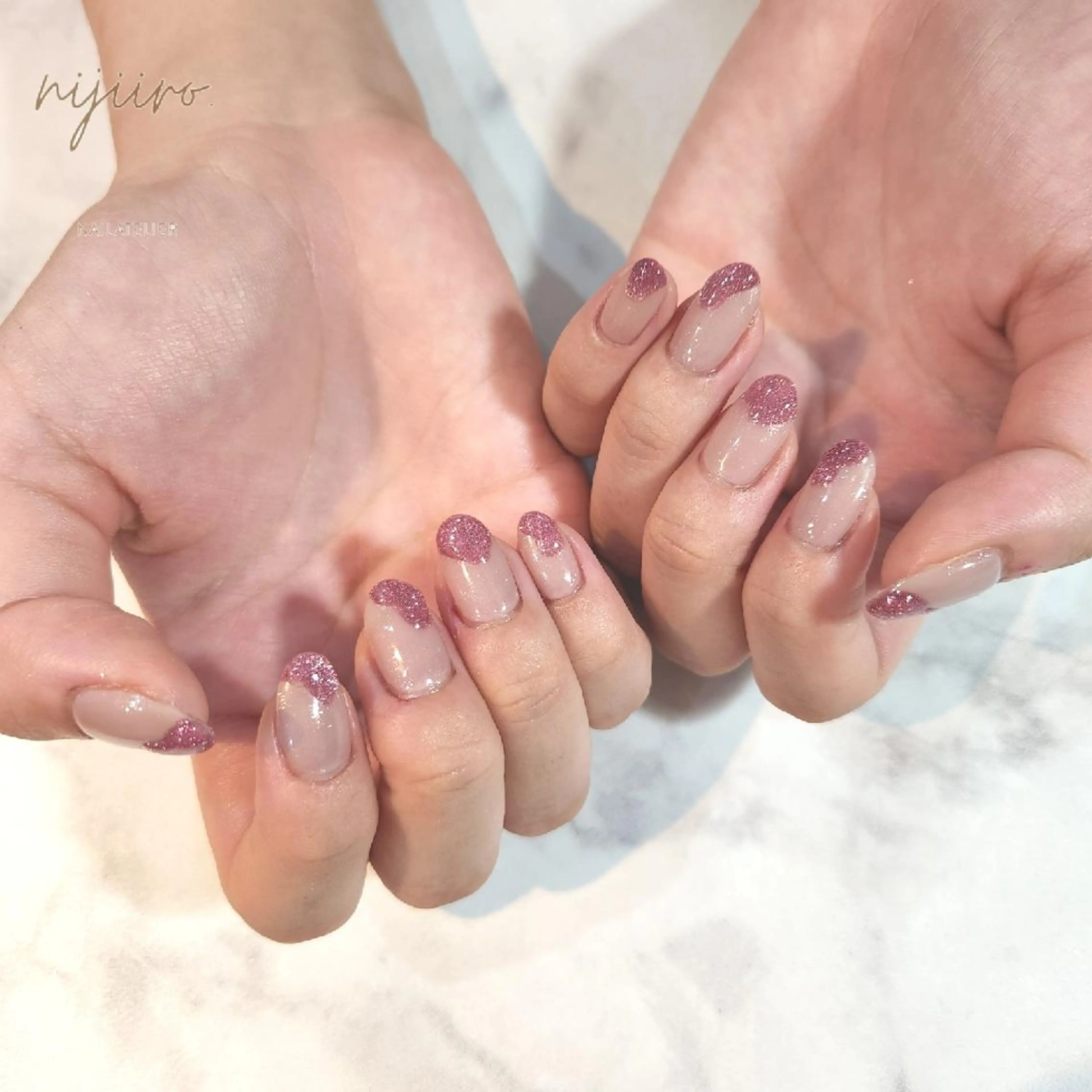 ネイル ハンドネイル nailatelier nijiiro.所属・nijiiro🌈 サトウのネイルデザイン