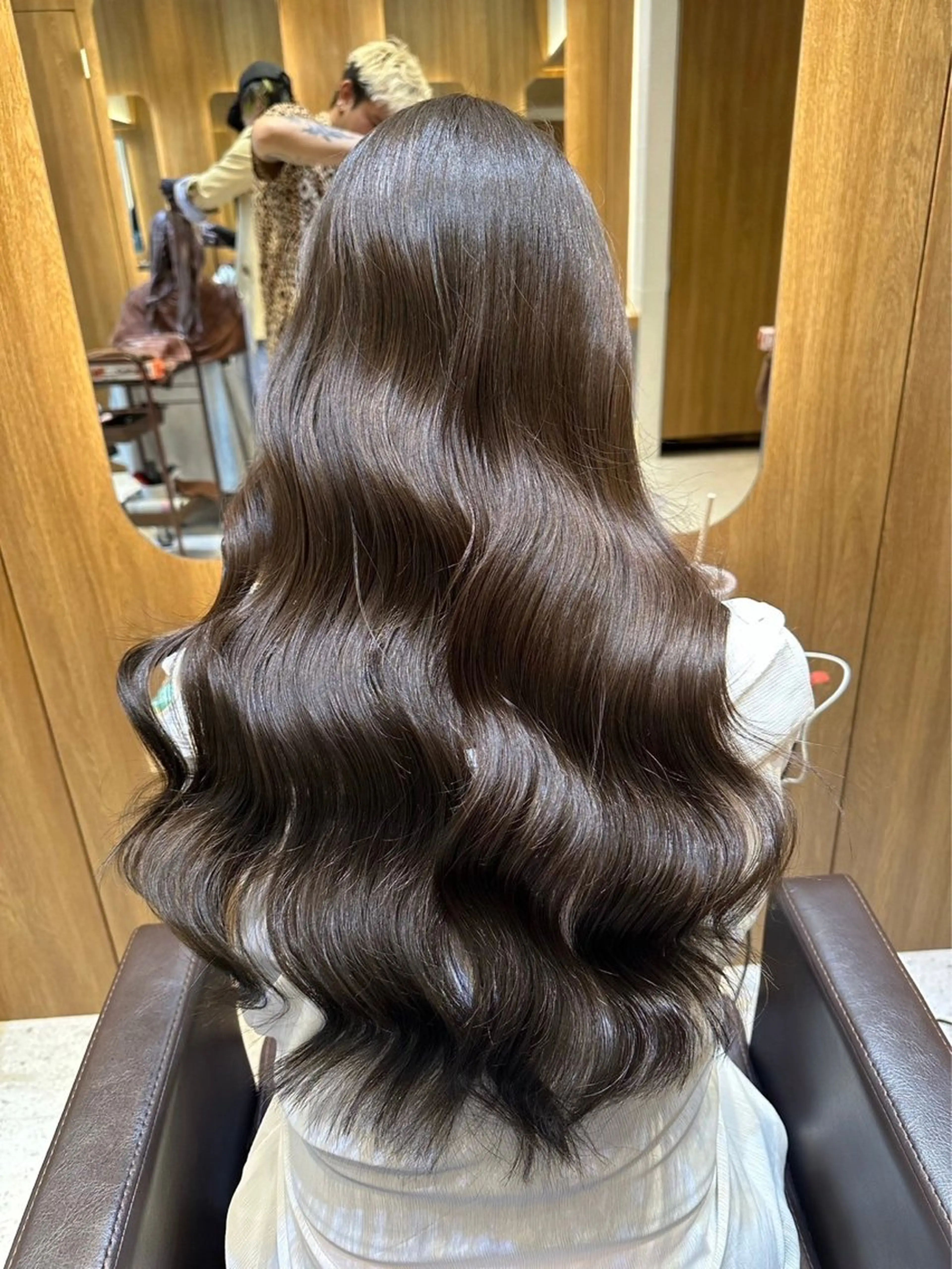 セミロング ピンクブラウン パープルカラー エクステ 髪質改善 ヘアカラー トリートメント エクステ/髪質改善 🖤RYUSEI🖤のヘアスタイル