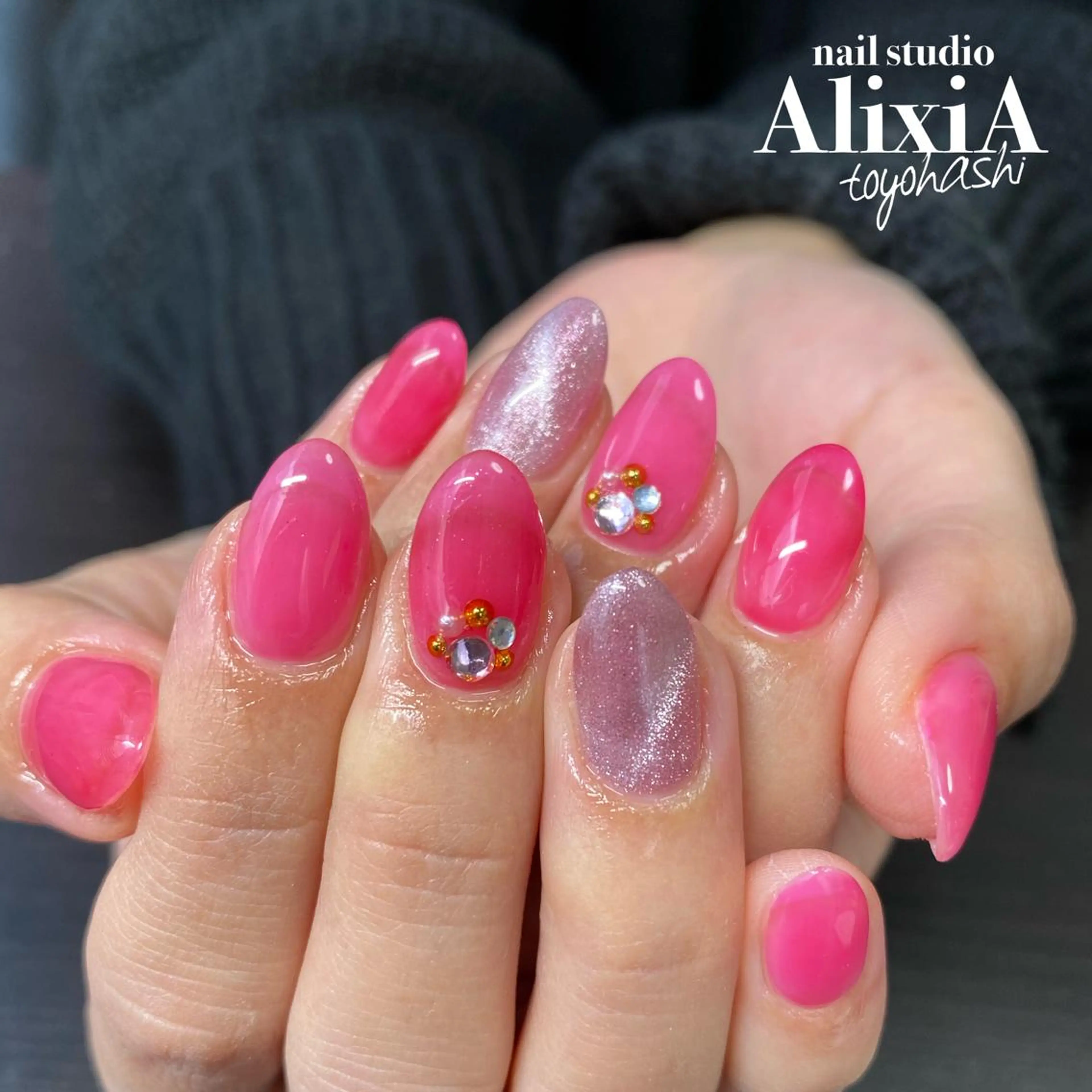 ネイル ハンドネイル AlixiA nail studio所属・AlixiA ゆみのネイルデザイン