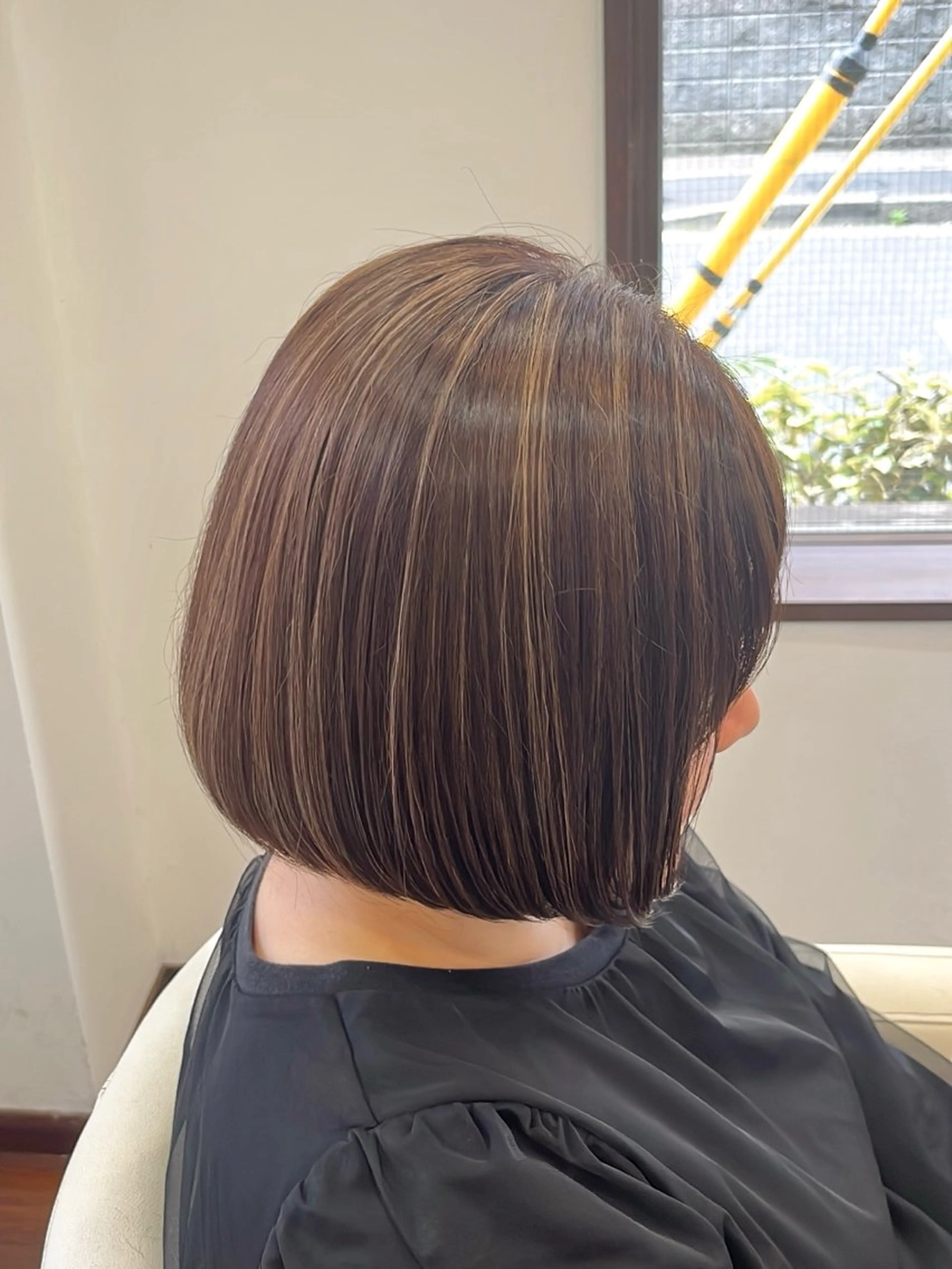 ショート カラー ハイライトカラー ハイライト オートクチュールランコントレ西京極店所属・今在家 玲【艶髪スト レート/メンズ特化】のヘアスタイル