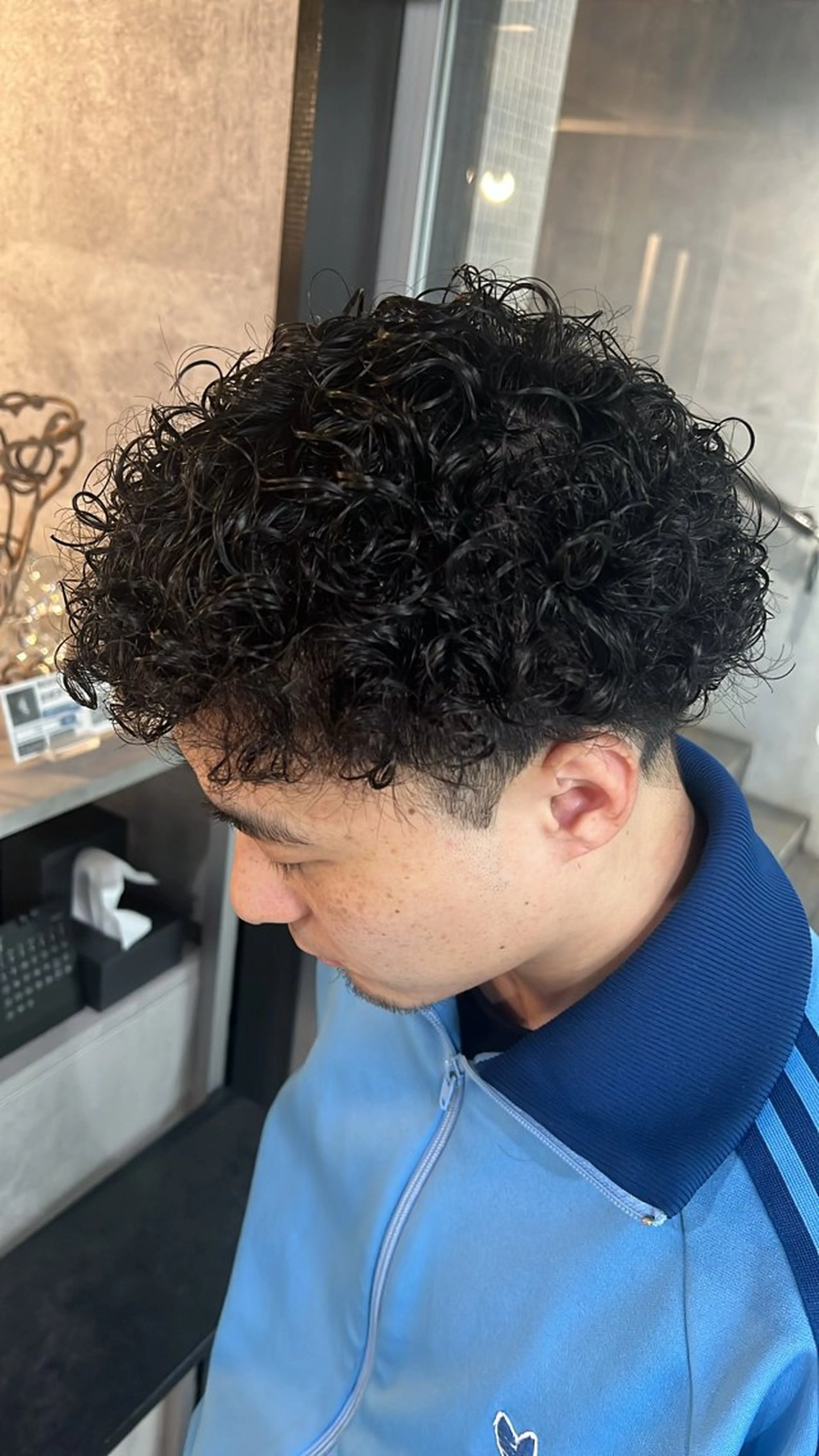 パーマ メンズ 表参道/ハイライト /tsumugiのヘアスタイル