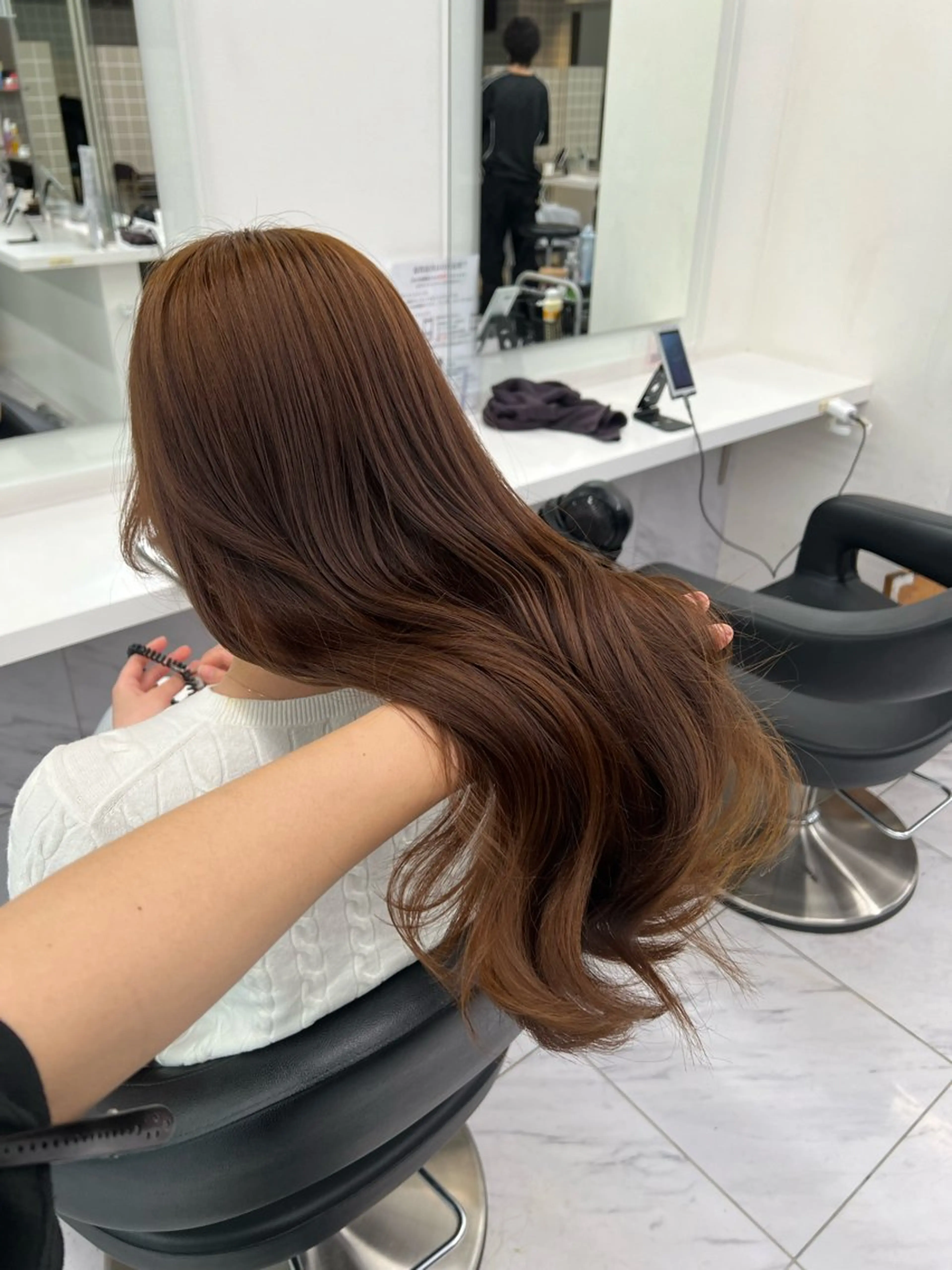 ロング カラー カット ヘアカラー 韓国レイヤーカット /REIのヘアスタイル