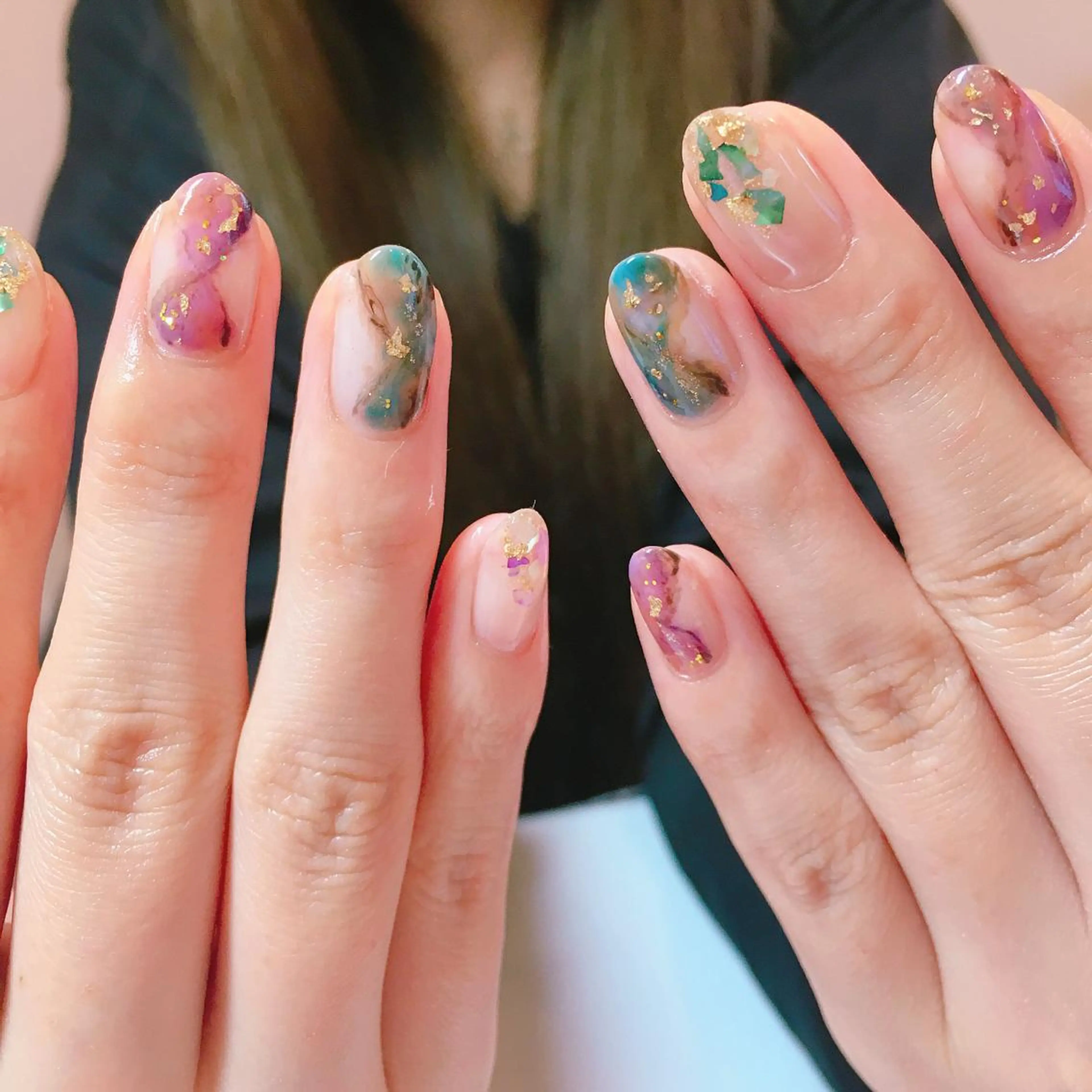 ネイル La neige* yuki 🥯🍑のネイルデザイン