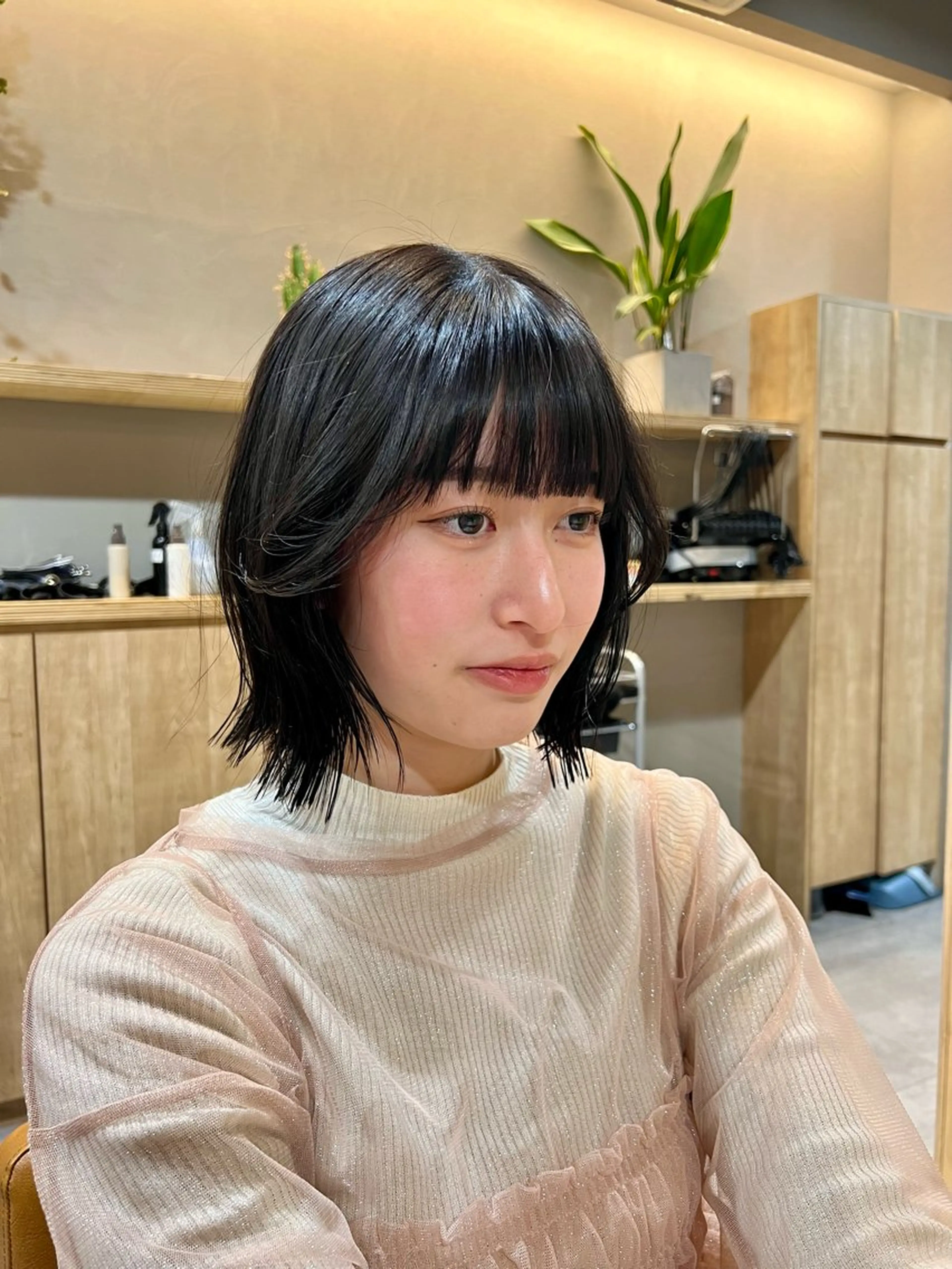 ショート カラー ボブ レイヤーカット 神戸ボブ✂️ ioe三宮/田 伸佳のヘアスタイル