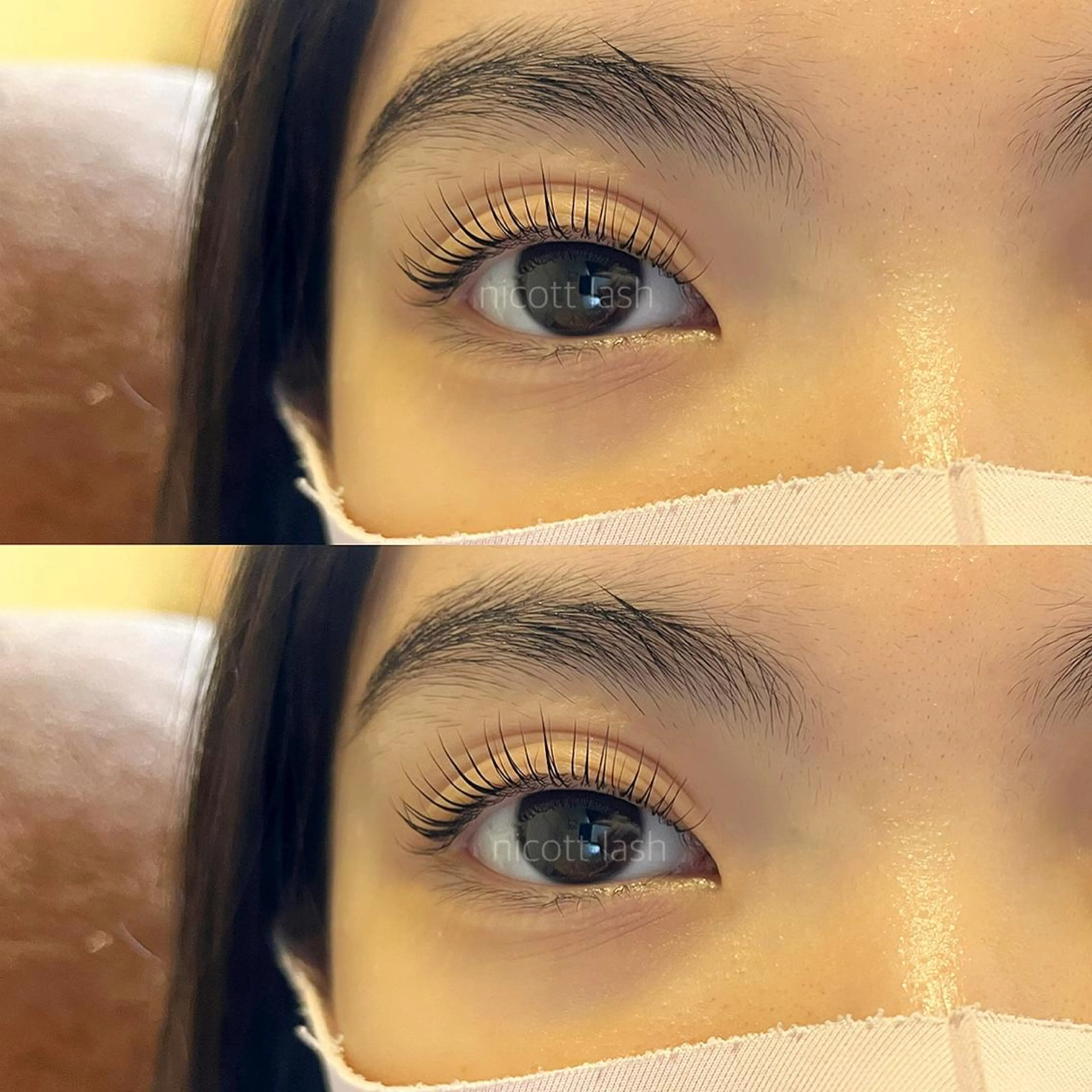 マツエク・マツパ パリジェンヌラッシュリフト sarah 反葉のマツエク・マツパデザイン