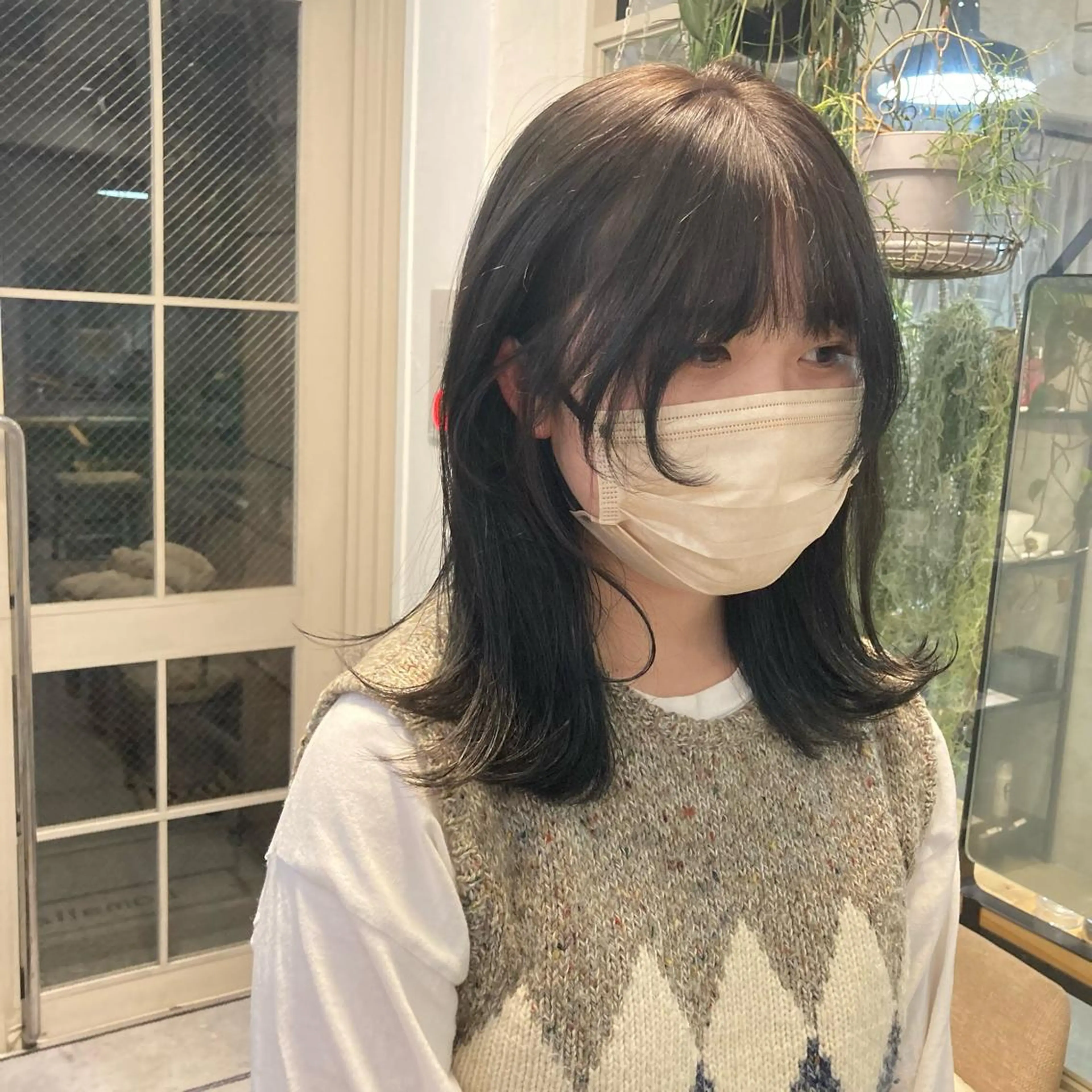 ミディアム ヘアカラー じゅわっと暖色カラー 🍊Moemiのヘアスタイル