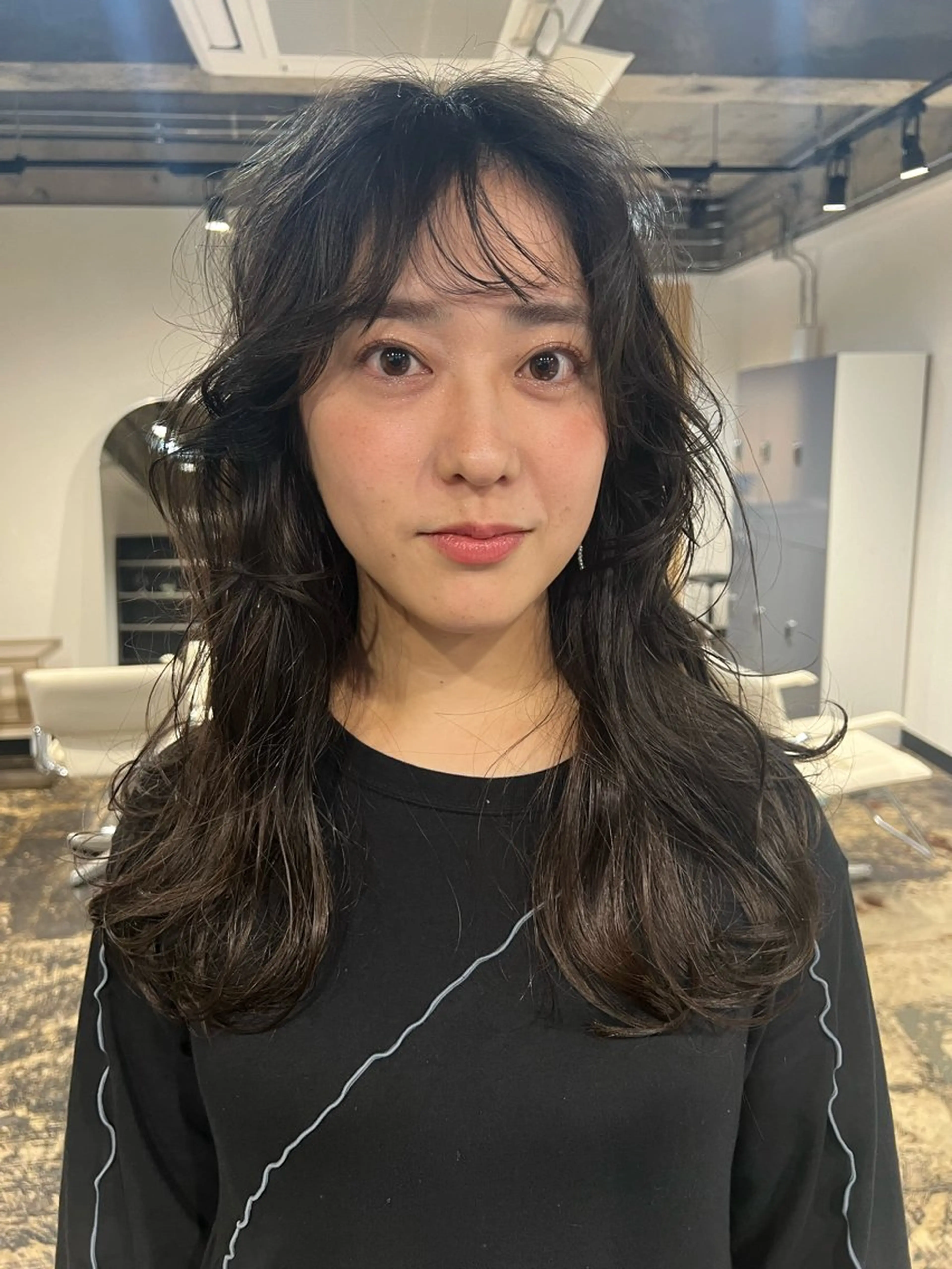 ロング sendai mayumiのヘアスタイル