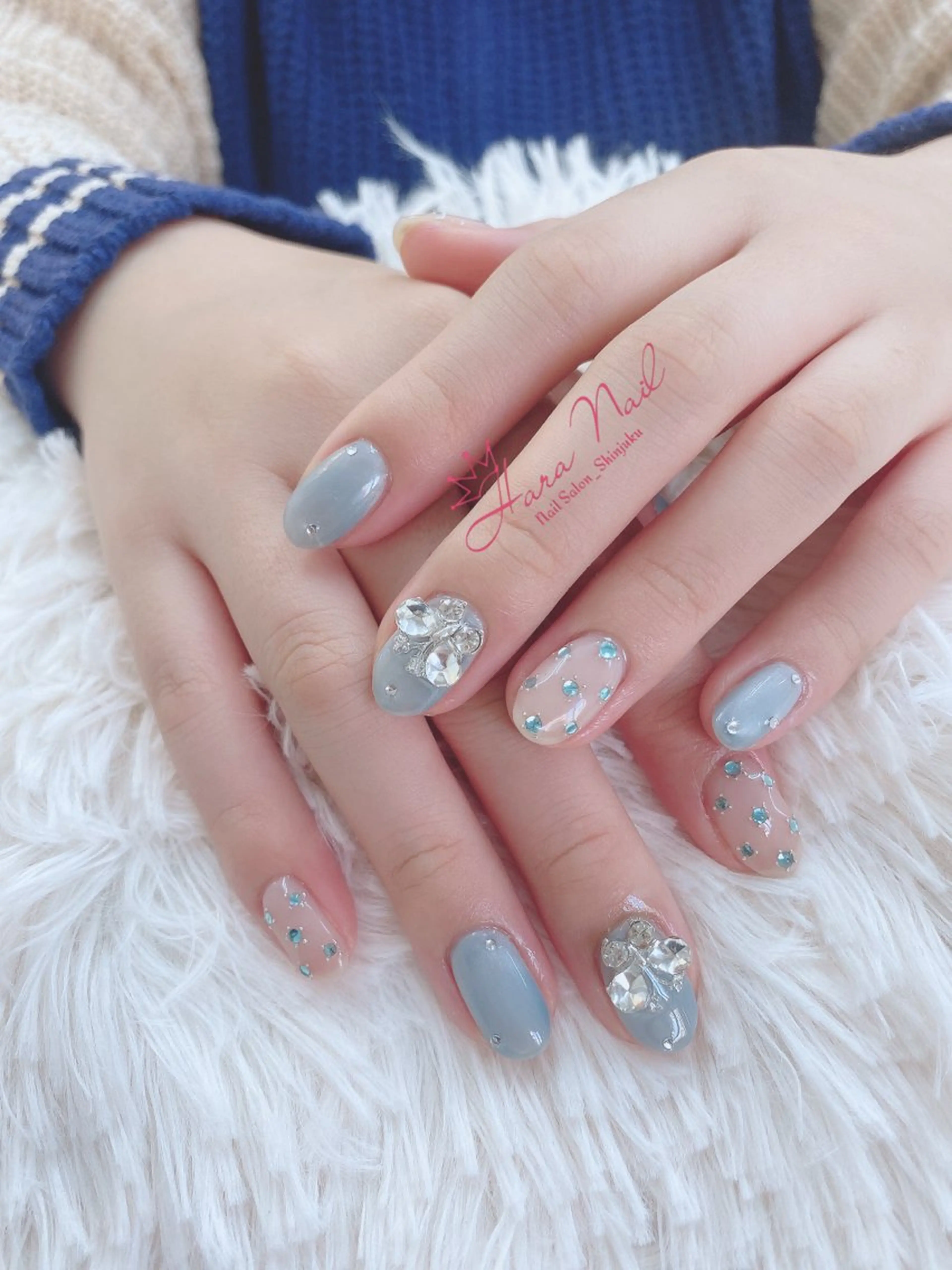 ネイル ジェルネイル 持ち込み パラジェル ハンドネイル ハンドケア Hara Nail 【パラジェル使用】のネイルデザイン