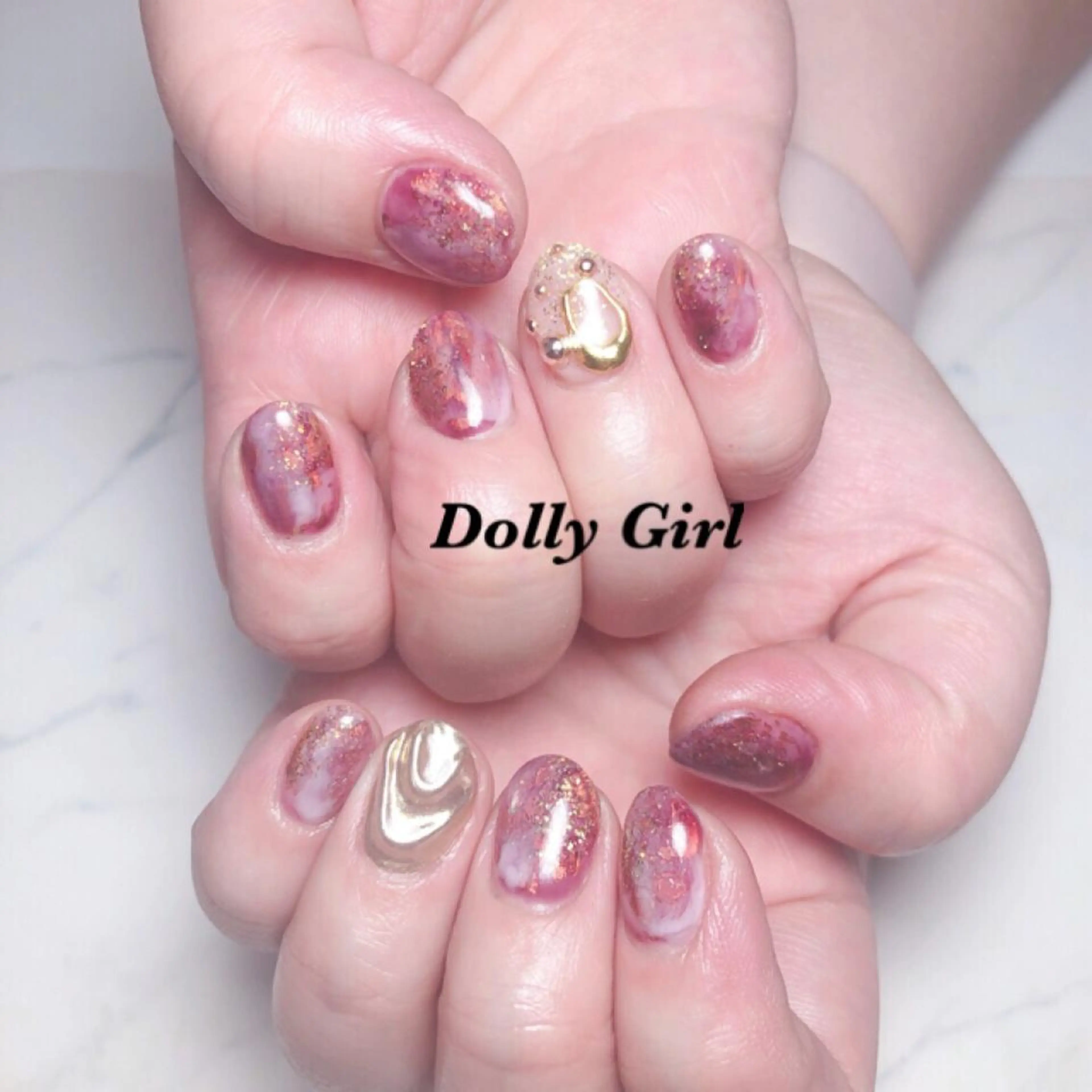 ネイル 個室ネイルサロンDolly  Girl〜ドーリーガール〜所属・DollyGirl KYOKOのネイルデザイン
