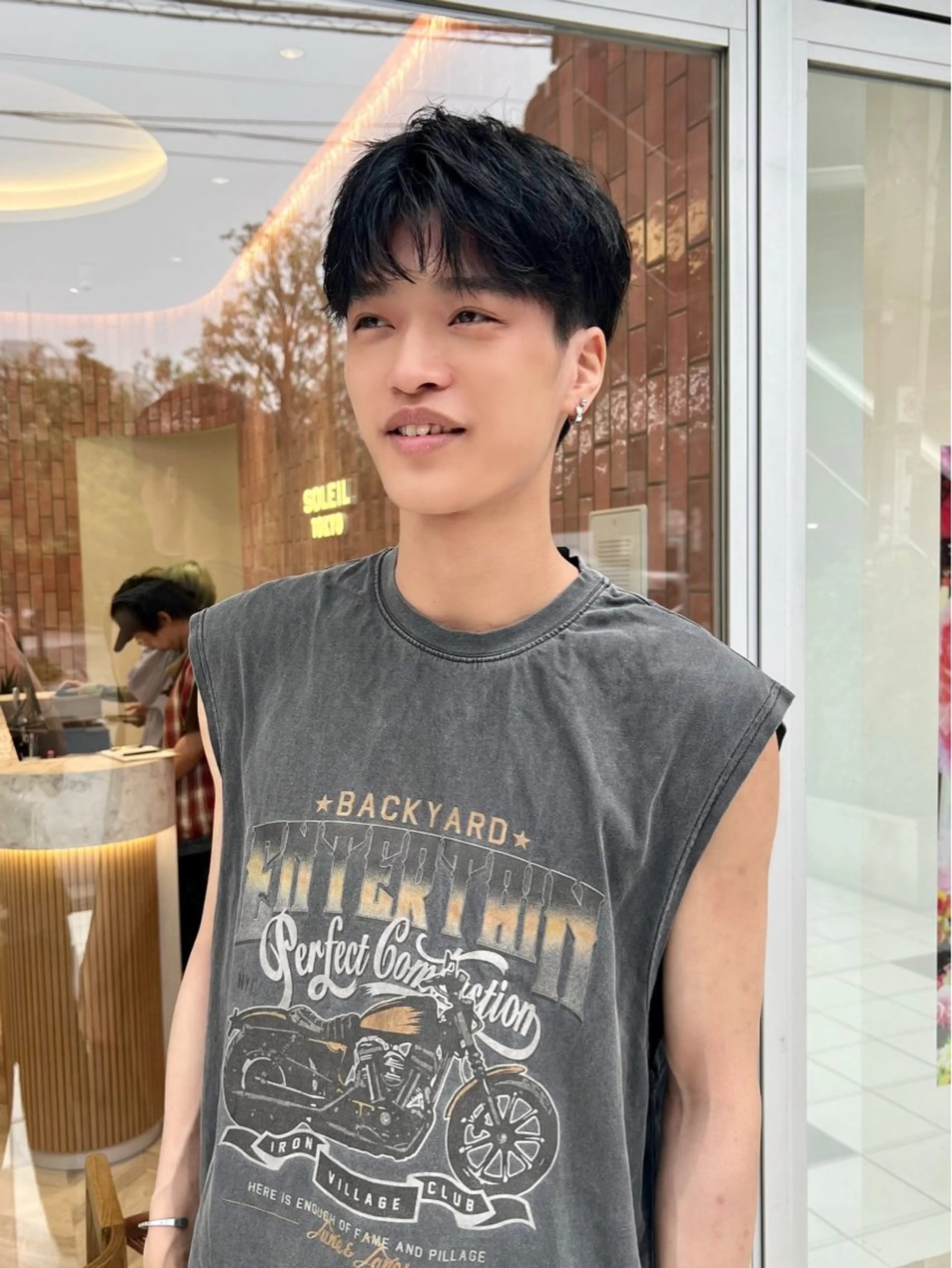 メンズ 毛流れフェザー スタイル🔹竹内凌のヘアスタイル