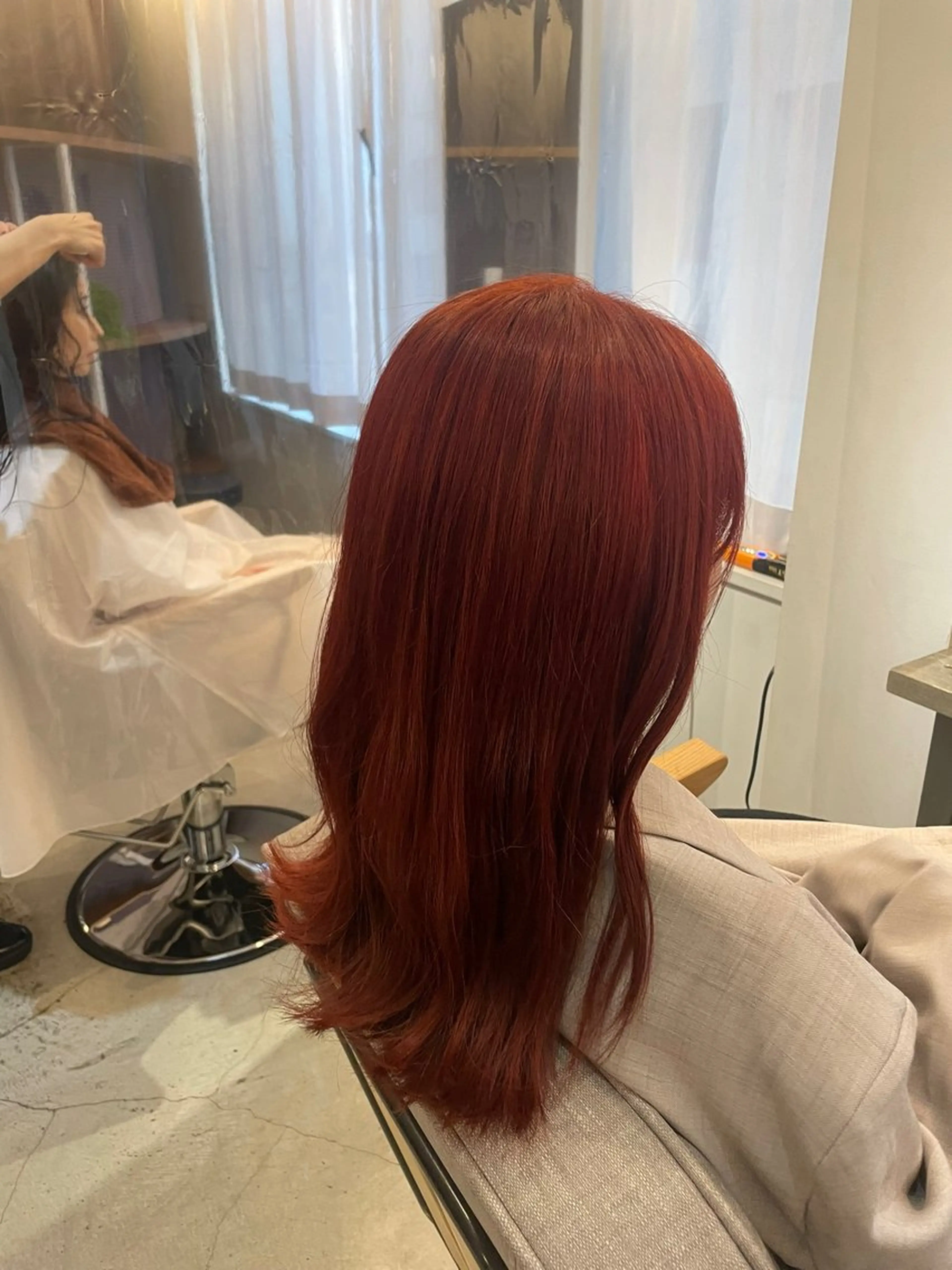 セミロング 特化✨透明感カラー 白髪染め✨住田緋菜のヘアスタイル