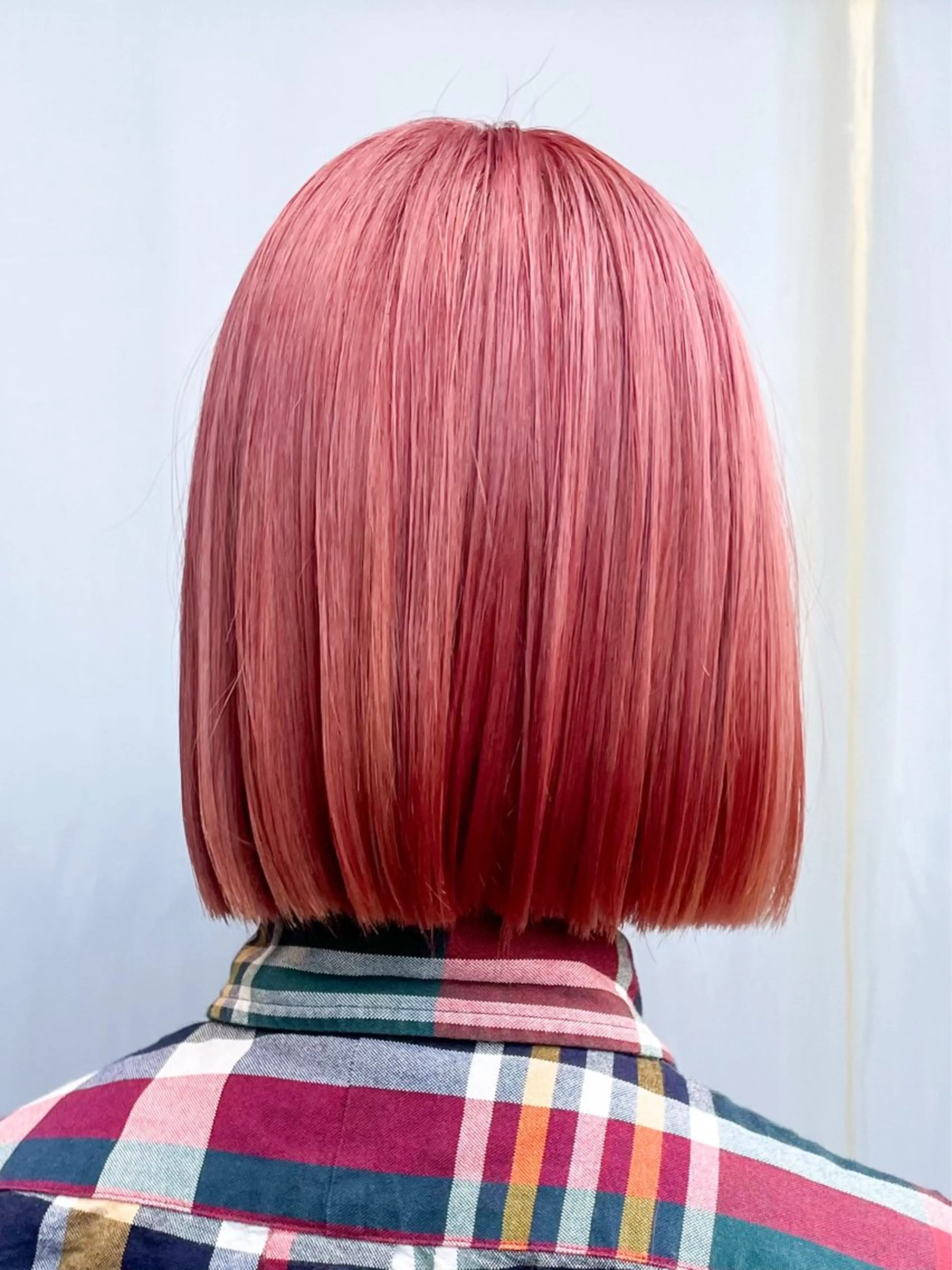 カラー ブリーチ ハイトーンカラー ヘアカラー こむぎ/ky-go6 ボブ/レイヤーのヘアスタイル