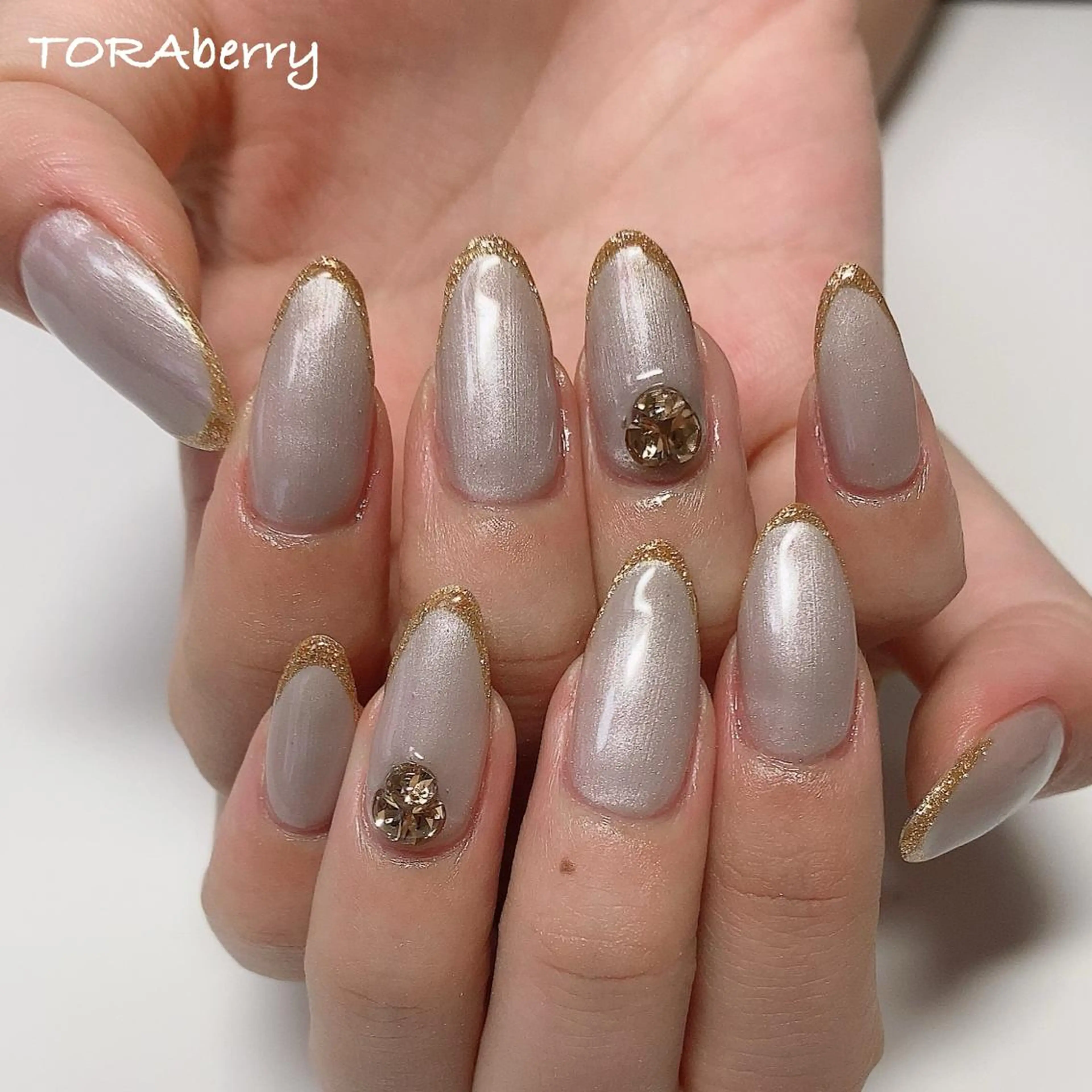 ネイル ラメ(グリッター) ハンドネイル ネイリスト なつみのネイルデザイン