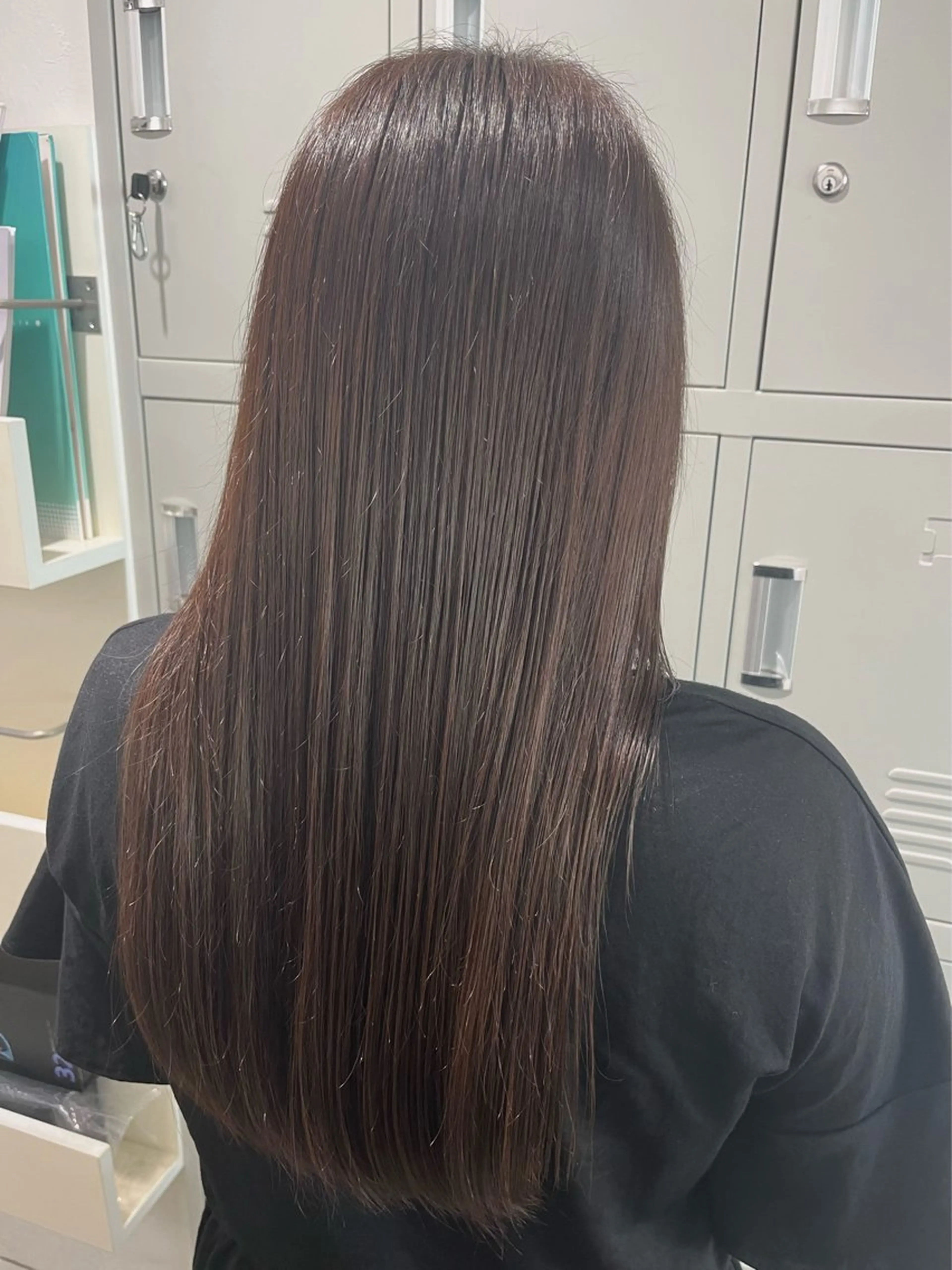 ロング カラー ブラウンカラー 透明感カラー ヘアカラー トリートメント 韓国ヘア🇰🇷 HINAのヘアスタイル