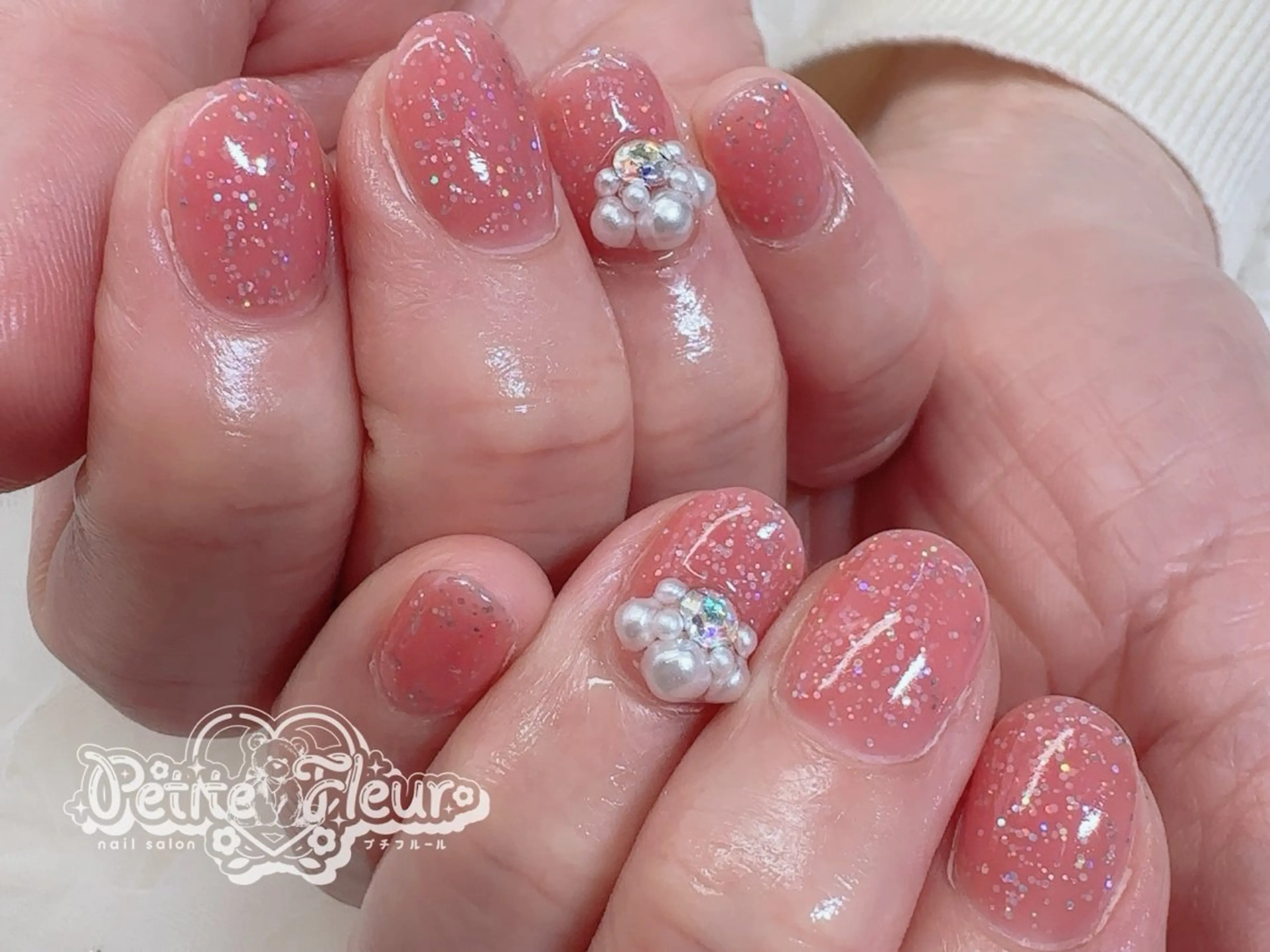 ネイル ハンドネイル ❁⃘*。Petite fleur❁⃘*りさのネイルデザイン