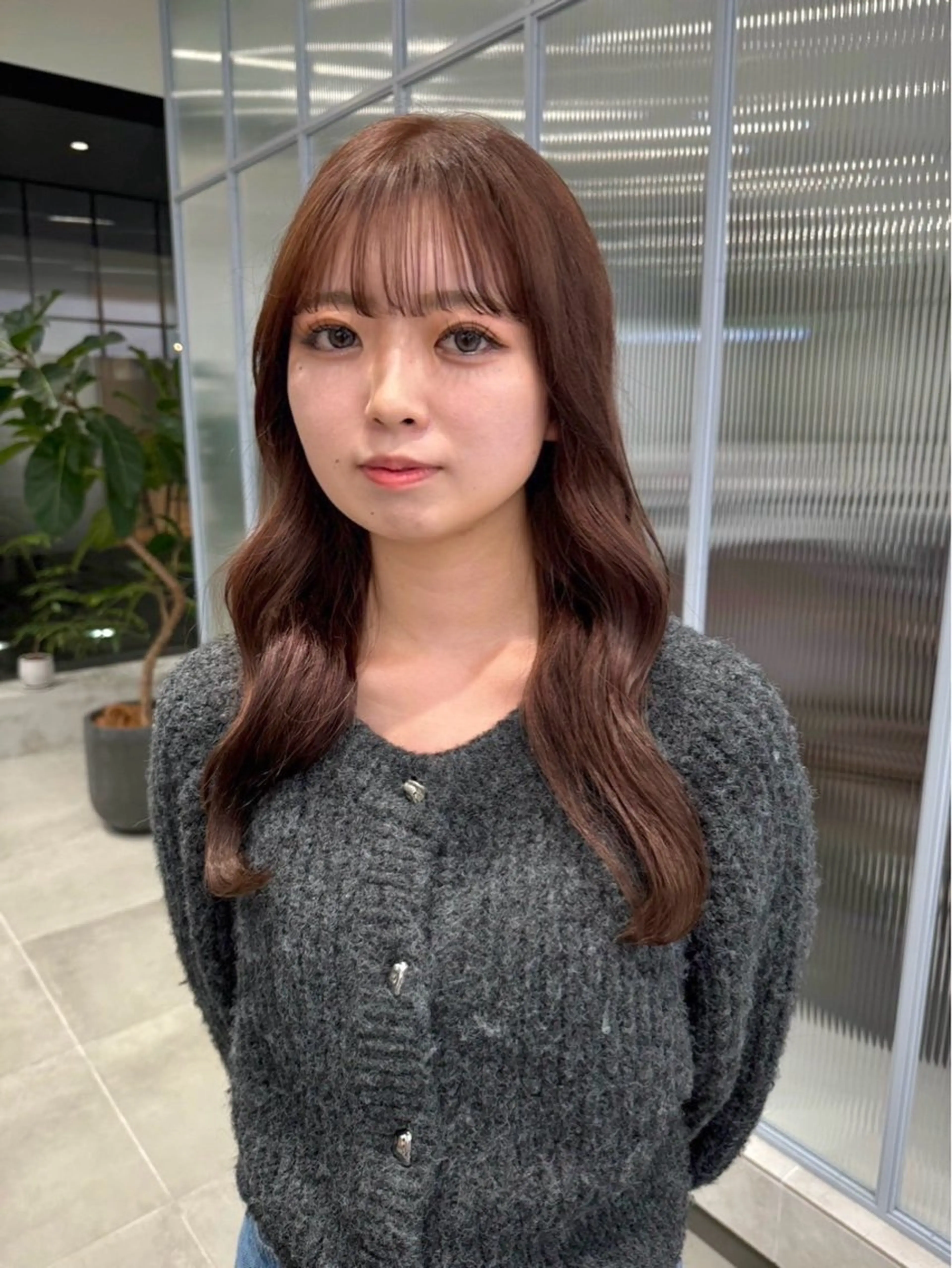 ロング カラー ひかり／ショート ／似合わせカットのヘアスタイル