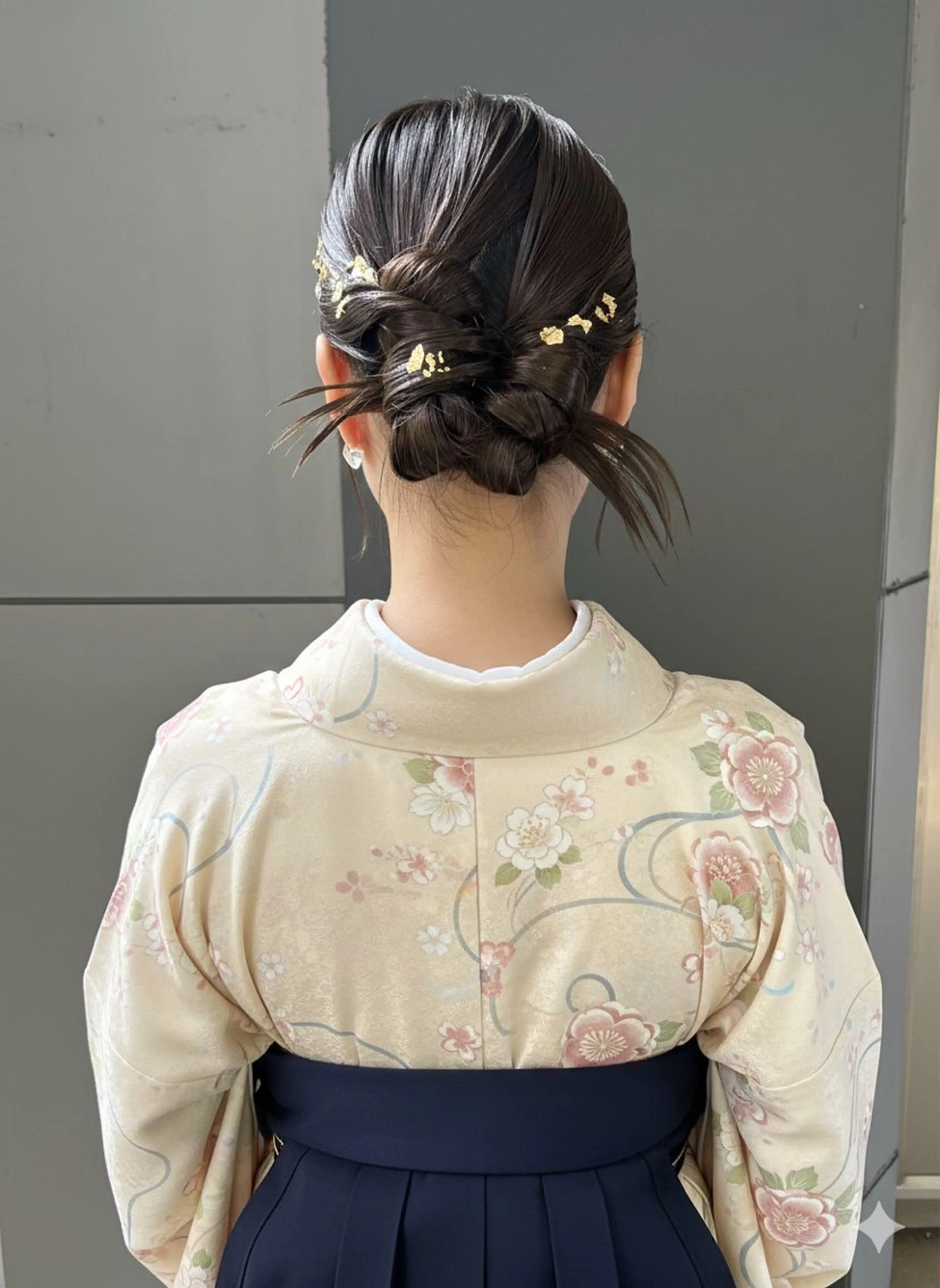 ⭐️2026年卒業式⭐️ヘアセット＋袴着付⭐️早朝料金無料🆓金箔or銀箔無料🆓水引き5本まで無料（金銀白）🆓の写真