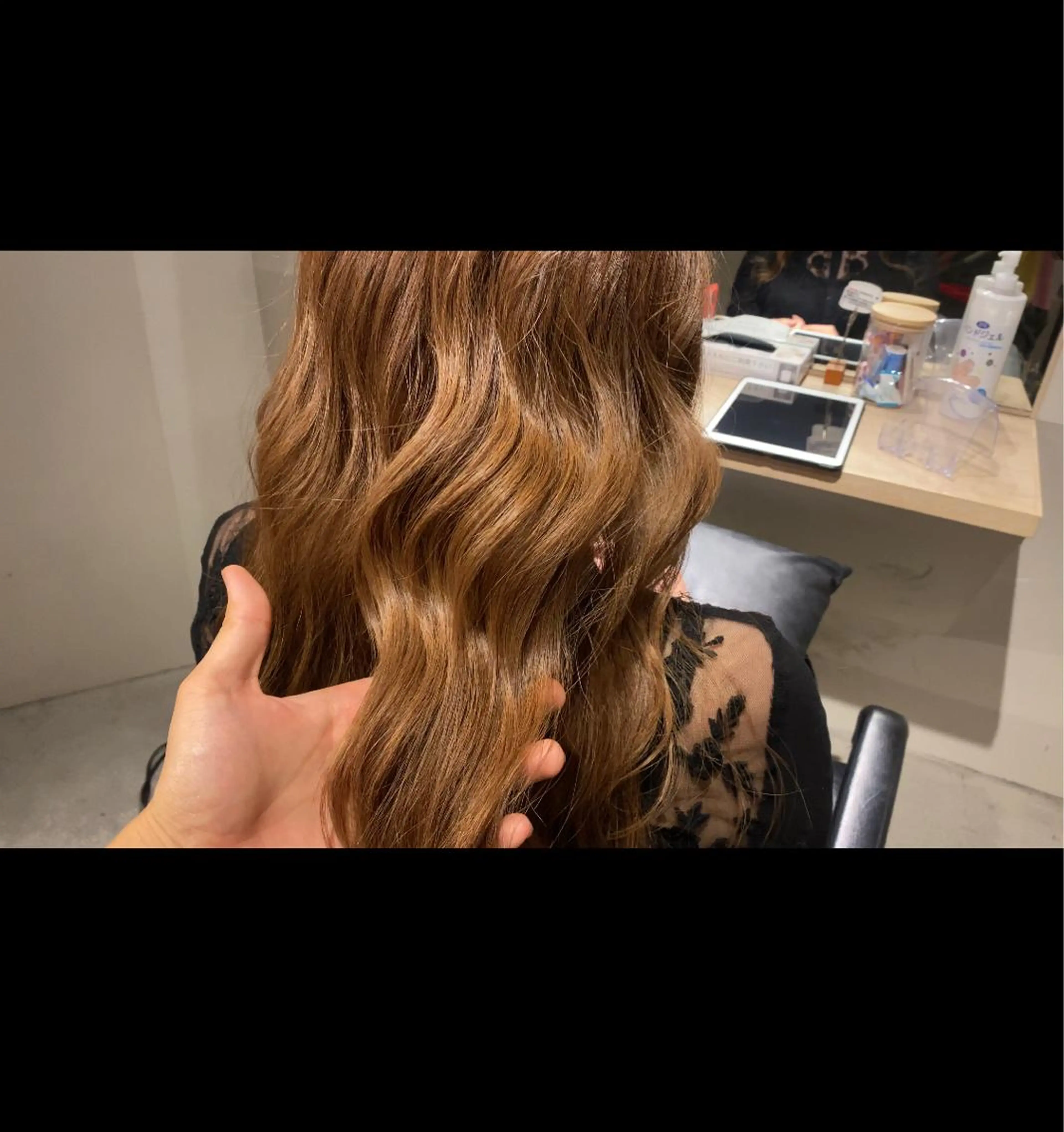 ロング カラー カット ヘアカラー トリートメント 近野 浩隆のヘアスタイル