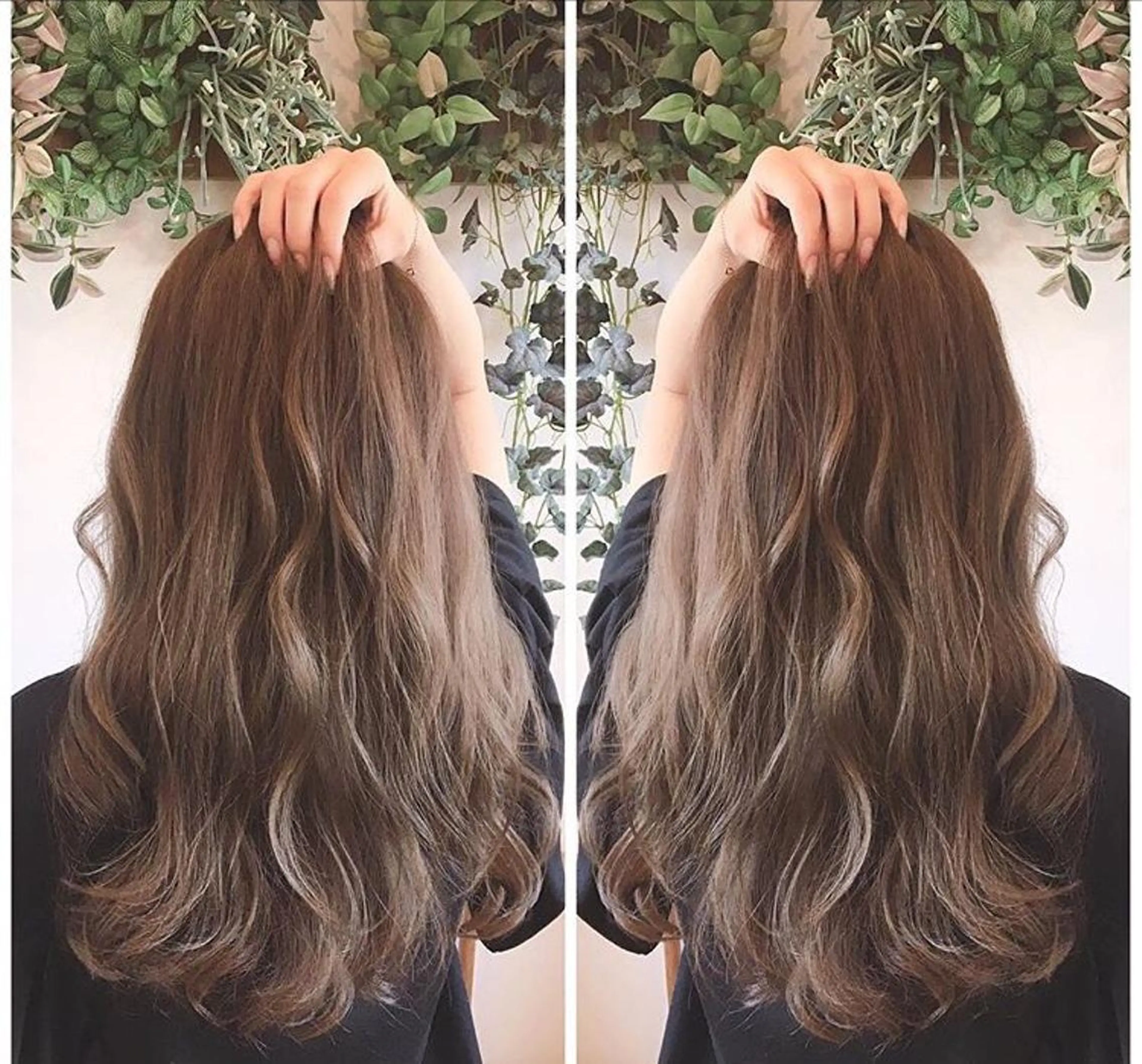 ロング シアーベージュ Luela堅田所属・田中 裕士のヘアスタイル