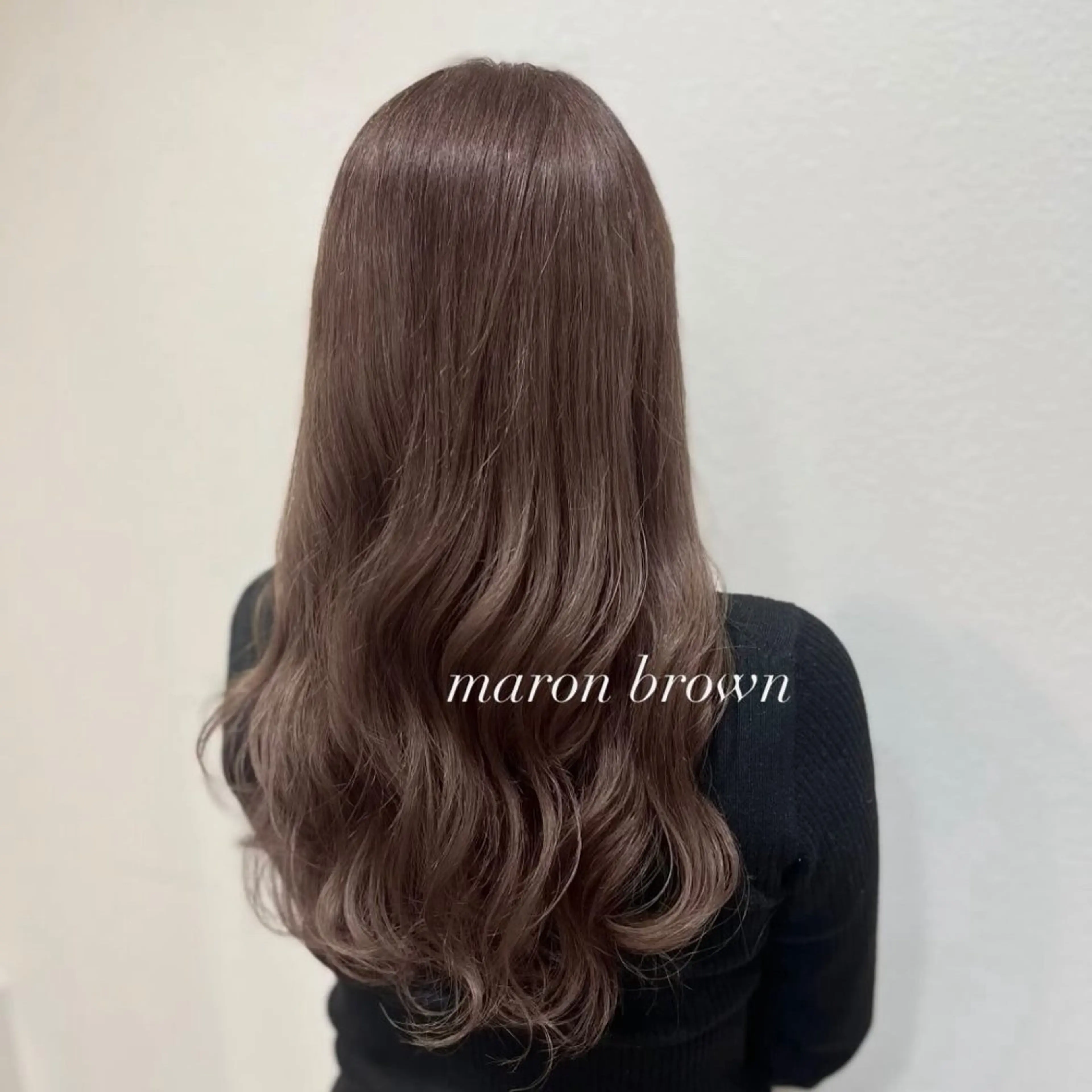 ロング カラー カット ヘアカラー トリートメント 透明感カラー／ 艶感カラー／RAMUのヘアスタイル