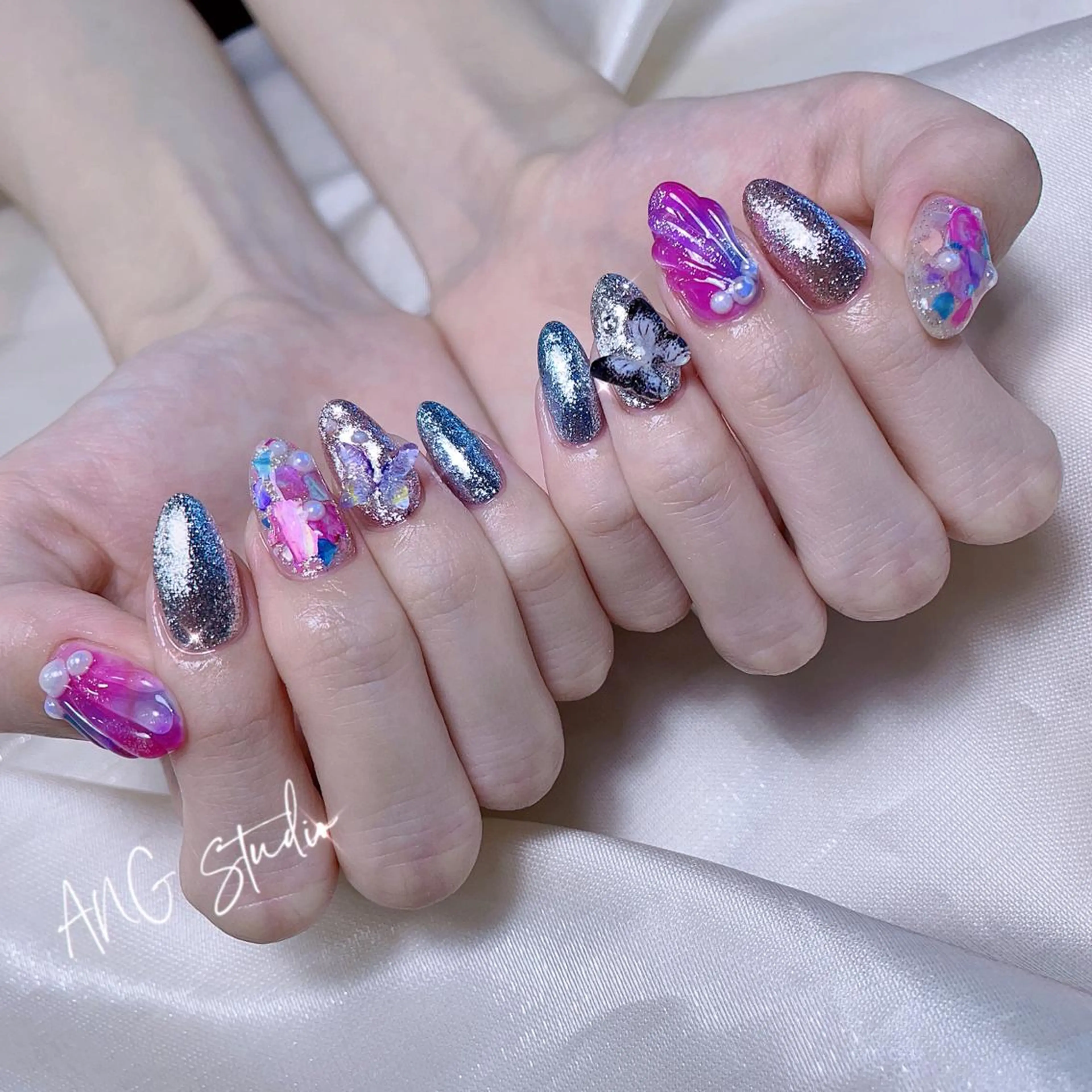 NO.1 人気❤️持ち込みアートやり放題（ご希望のデザインの画像を送ってください)『初回ソフトジェルオフオフ無料』の写真