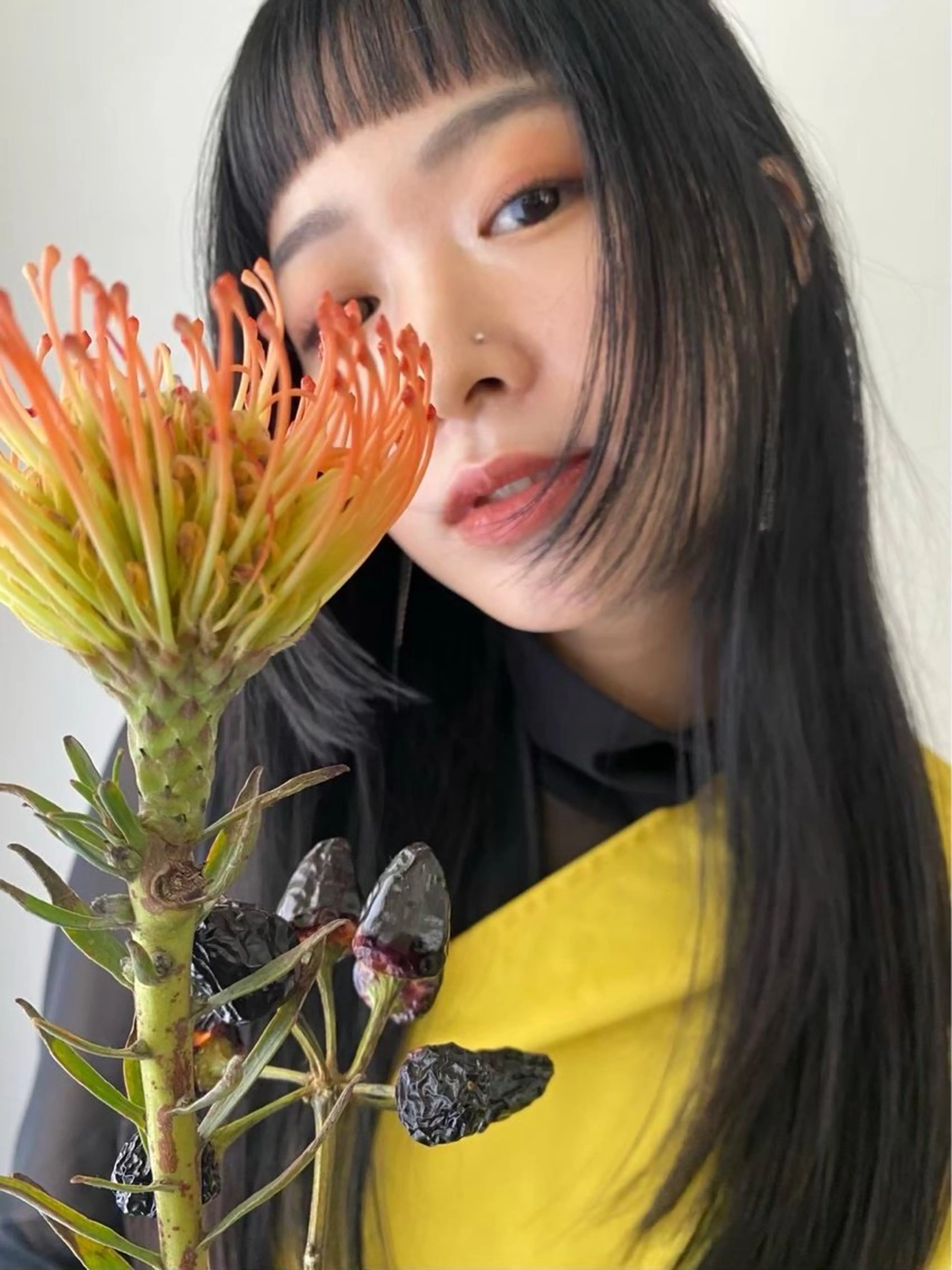 ロング 落合 智登世/ カラーモデル募集中のヘアスタイル