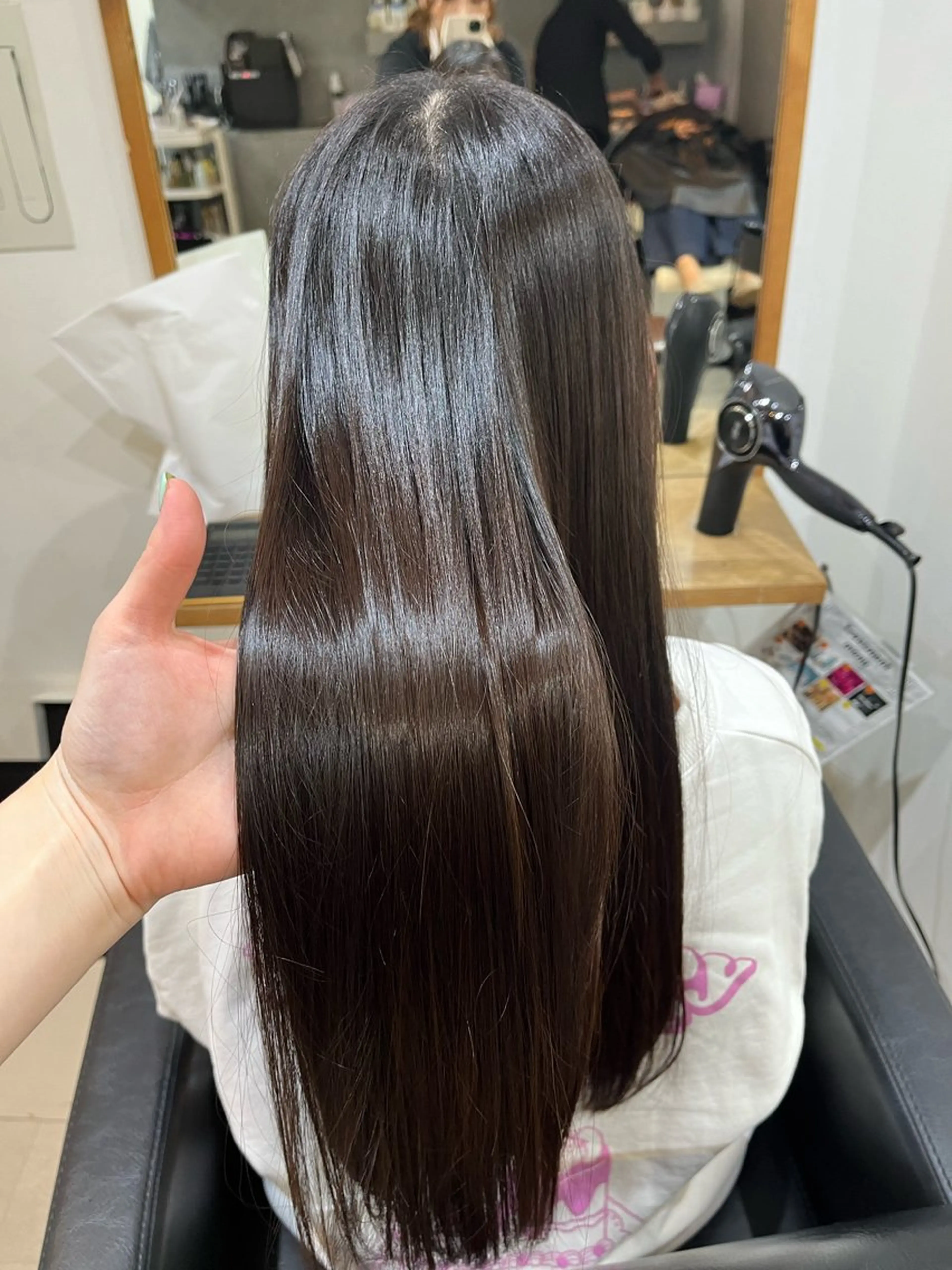 ロング カット ヘアカラー トリートメント ✨🎨ブリーチなし 透明感カラー✨美友のヘアスタイル