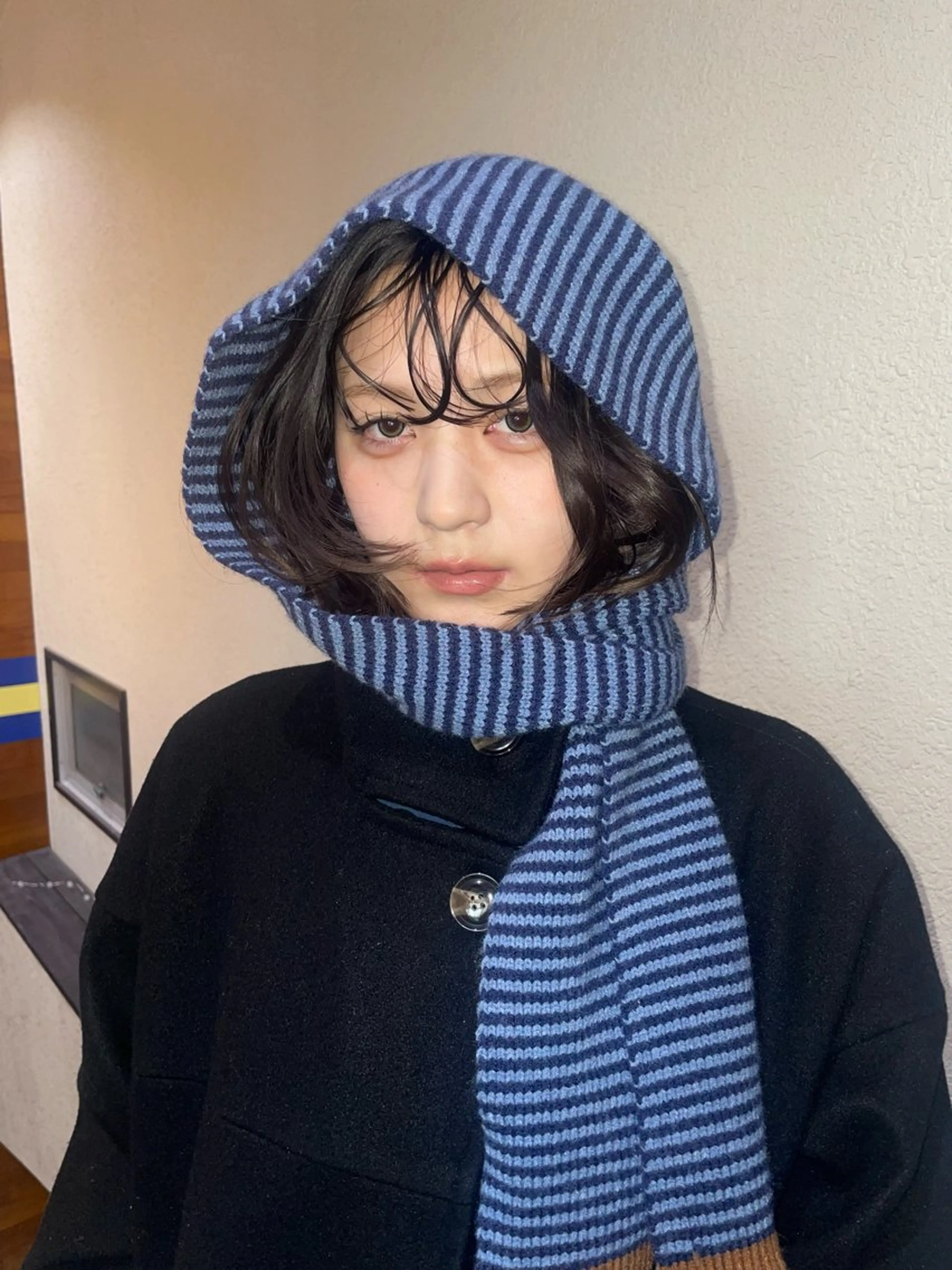 ミディアム パーマ iro+soi所属・iro+soi はるかのヘアスタイル