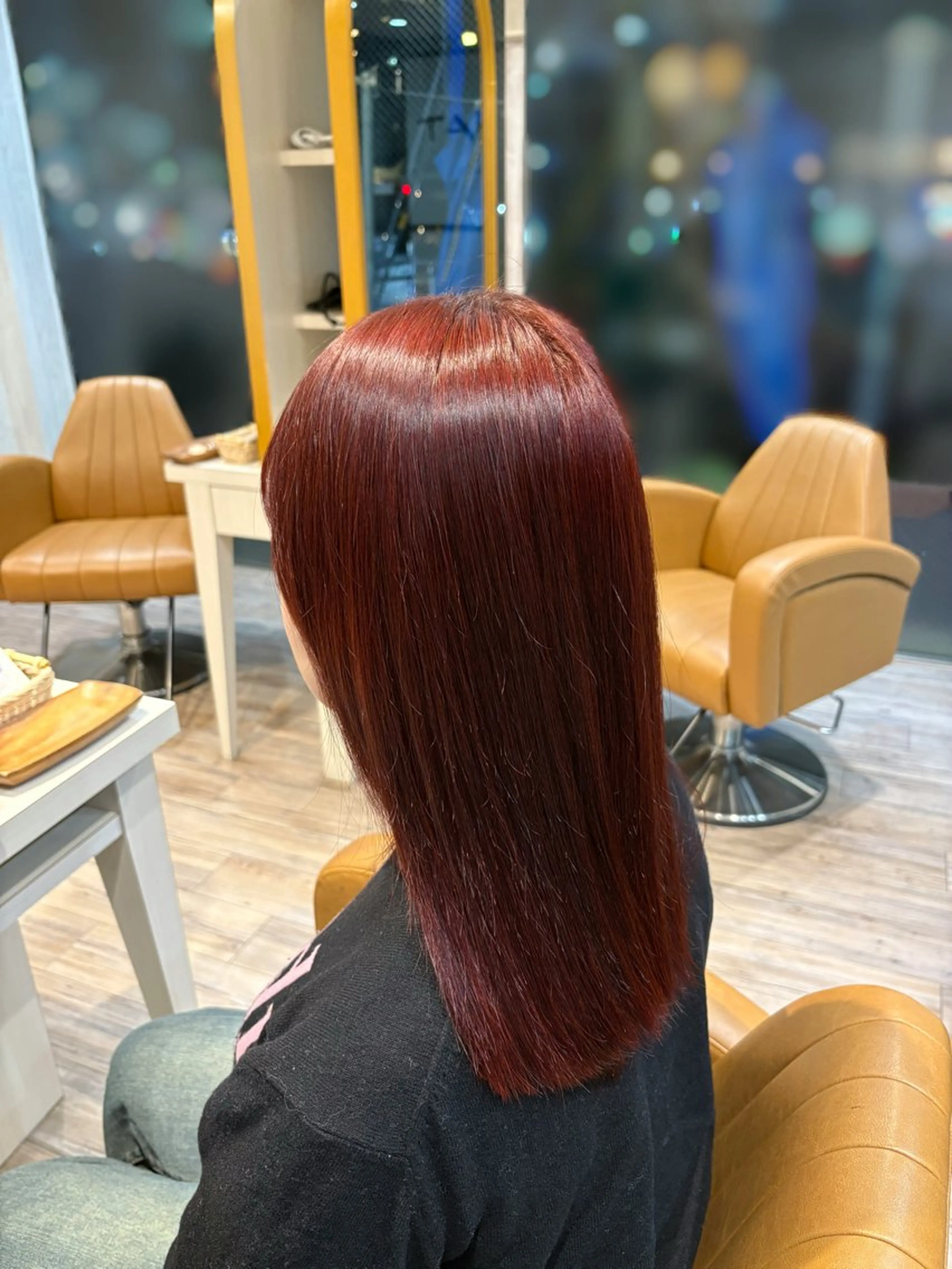 ミディアム カラー アッシュ ブリーチ ダブルカラー ブリーチなしカラー ピンクカラー カット ヘアカラー ブリーチなしWカラー レイヤー/Rickyのヘアスタイル