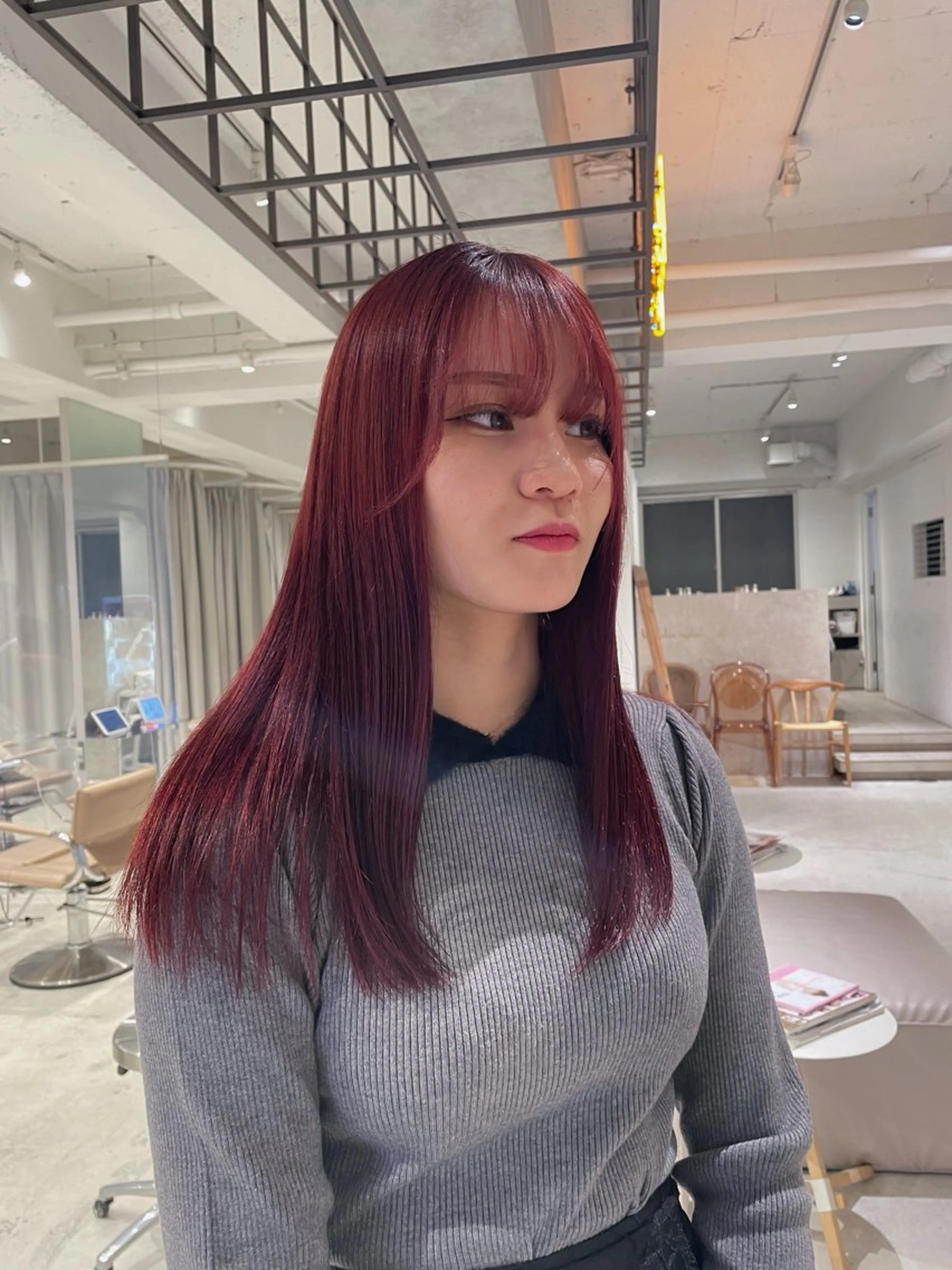 ミディアム カラー ralme/sol 髙橋一哉のヘアスタイル