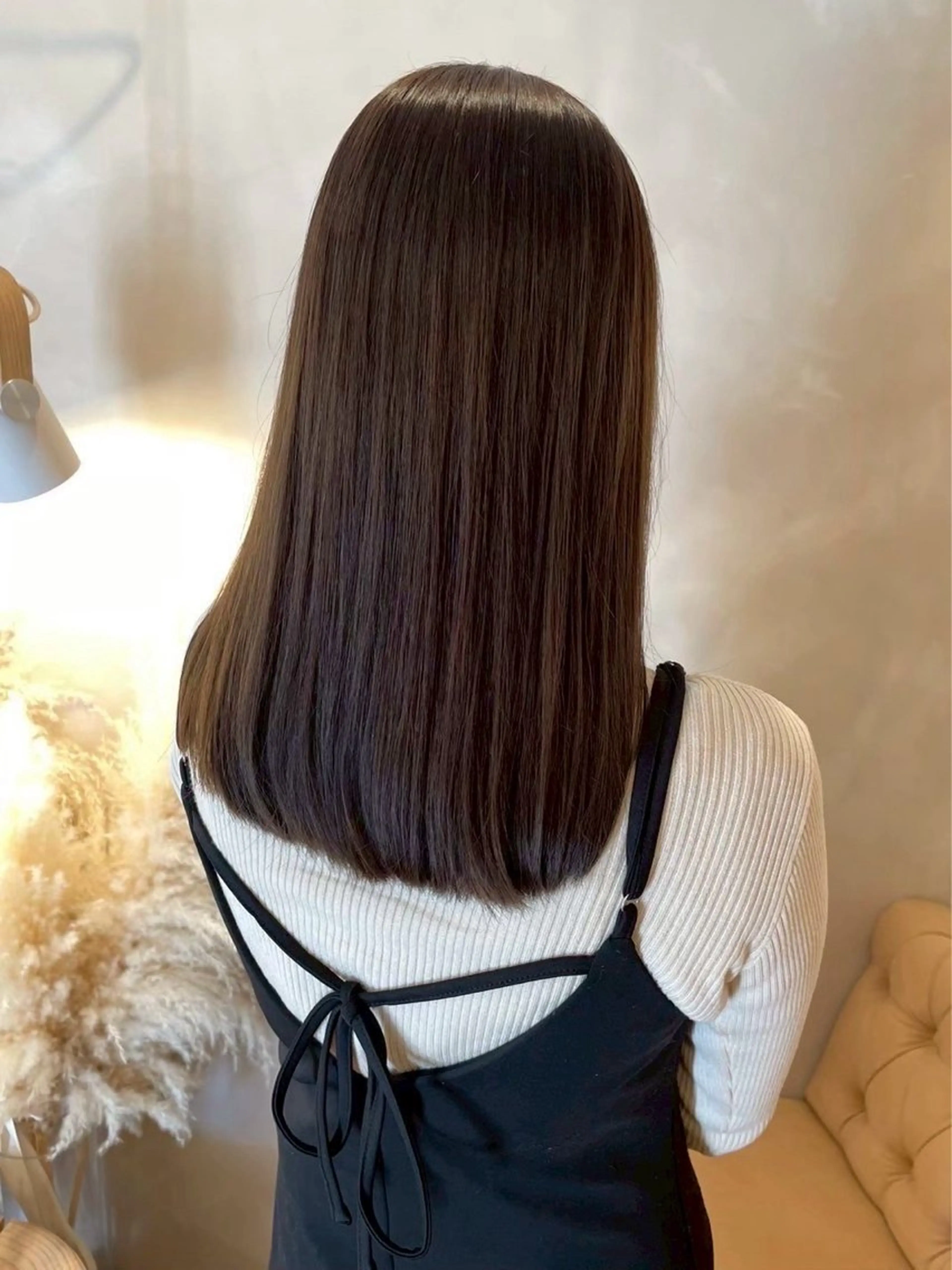 ミディアム 髪質改善/縮毛矯正 新潟/レイヤー/有紗のヘアスタイル