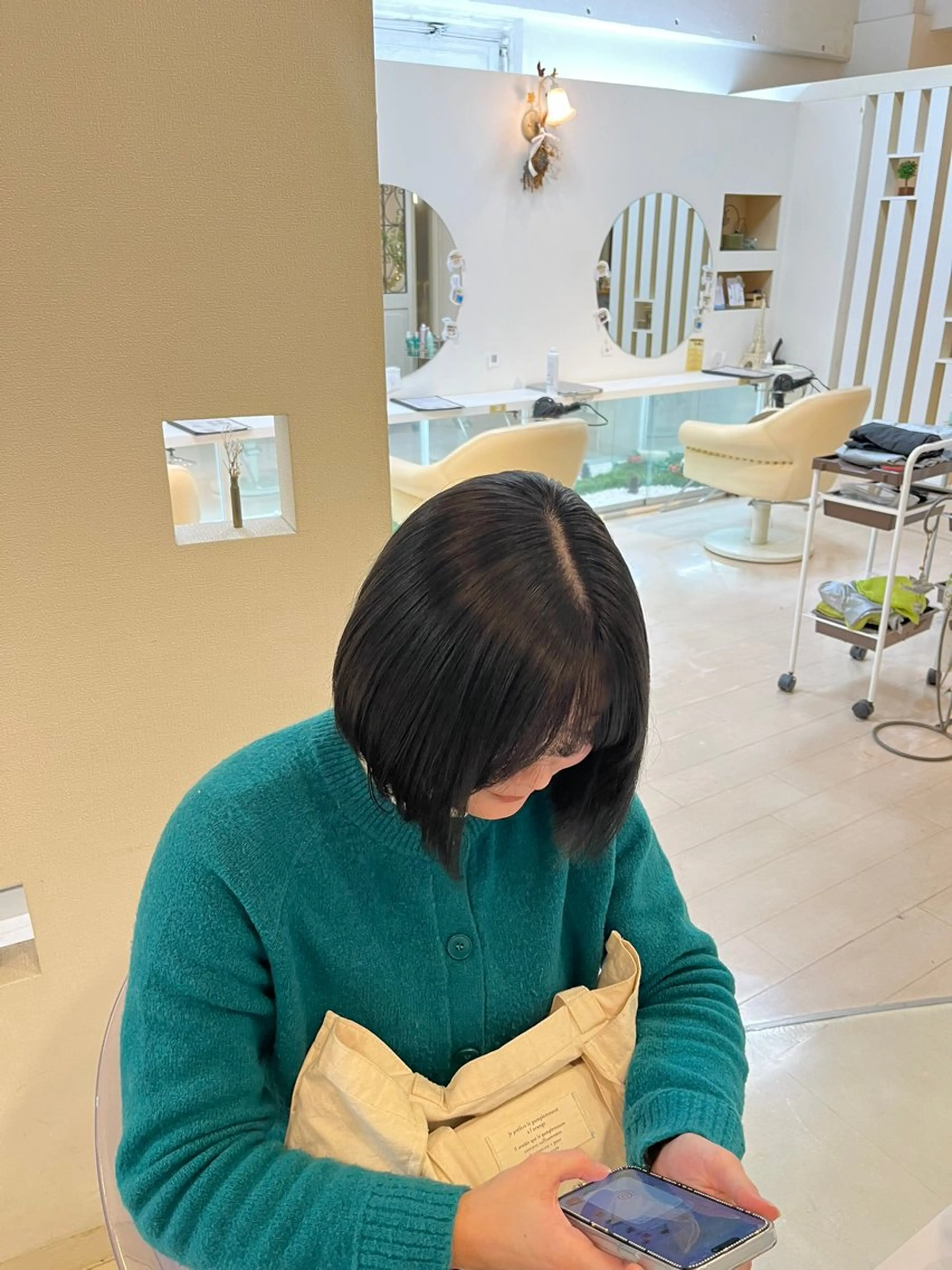 カラー ブリーチ 透明感カラー ヘアカラー emu天文館店所属・emu🤍𐙚 Miyuのヘアスタイル