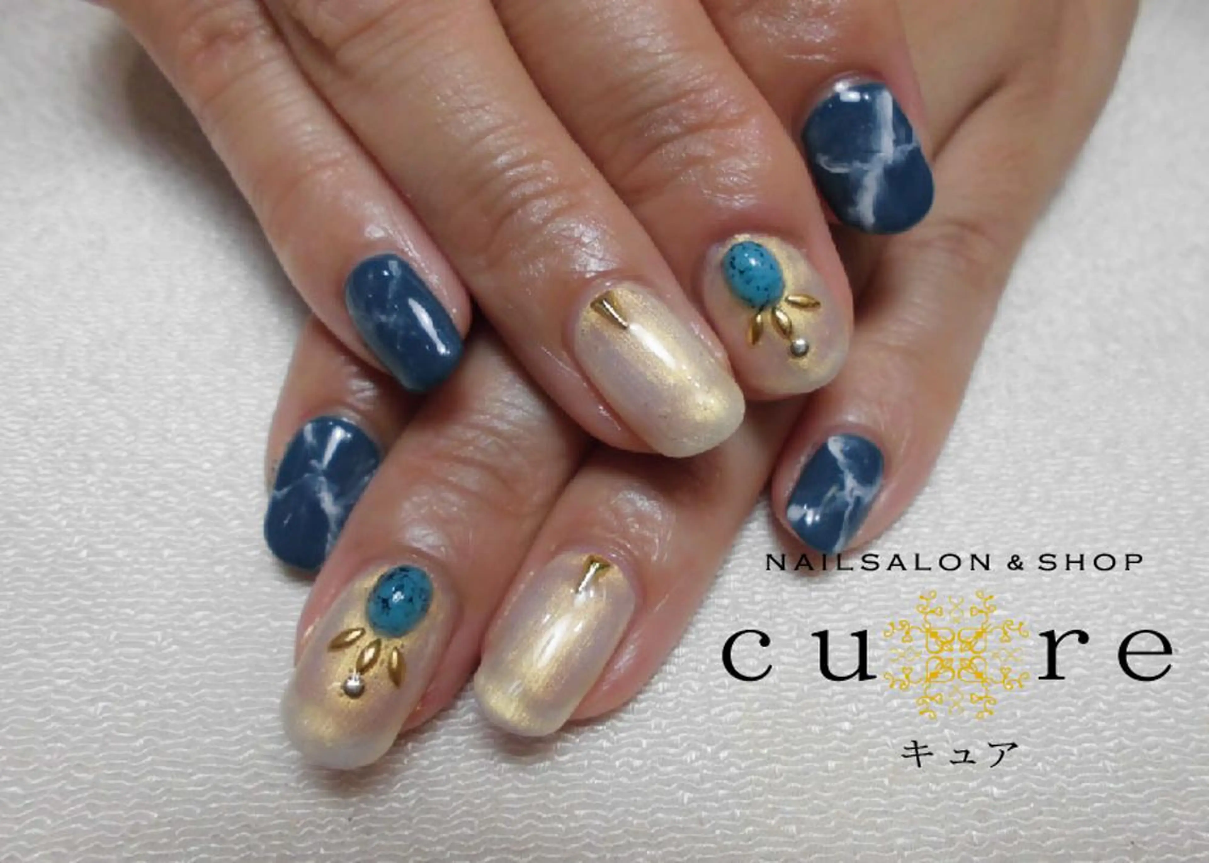 ミディアム ネイル ネイルサロン Cureのネイルデザイン