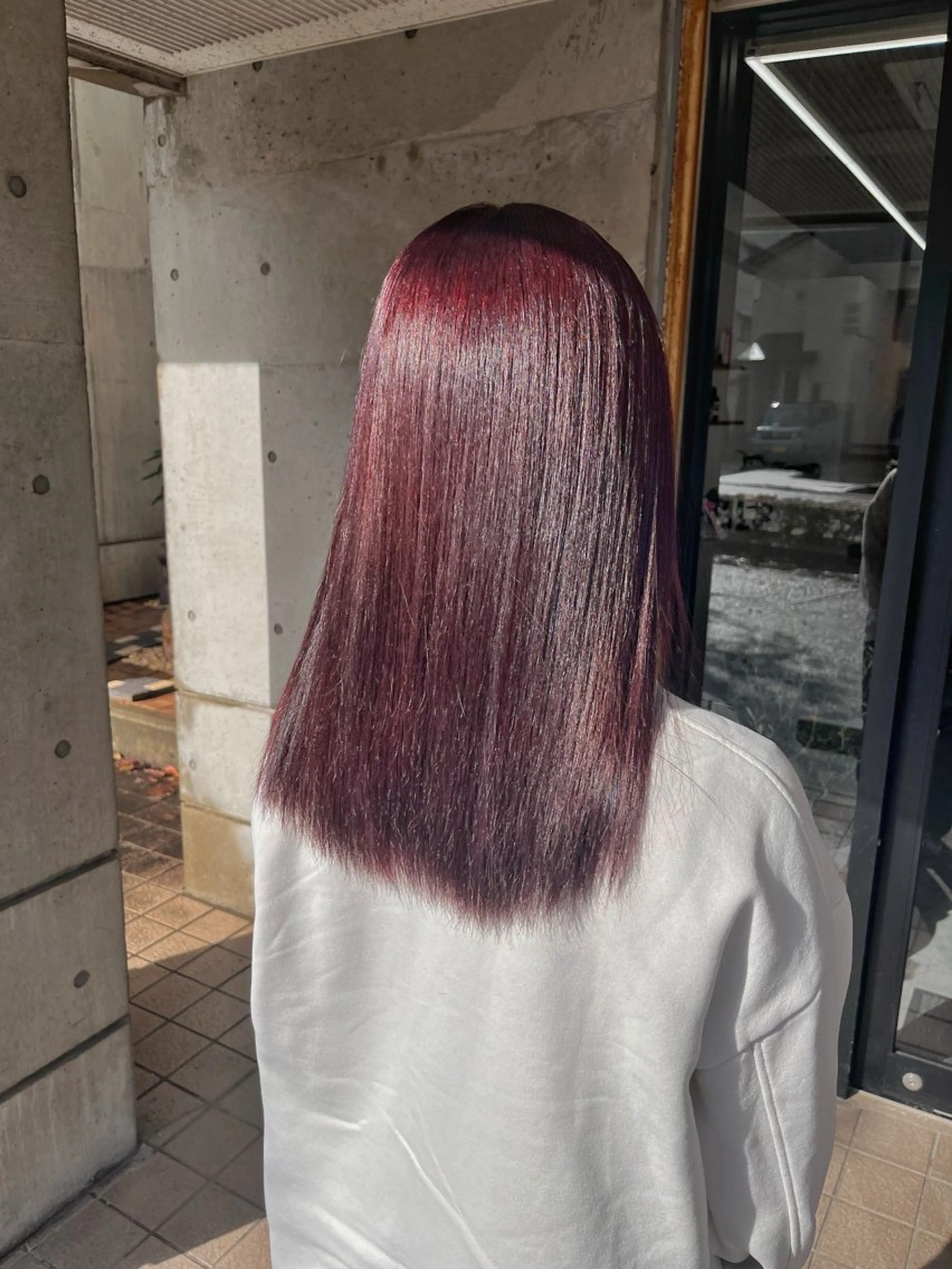 セミロング カラー hair salon SILLO.のヘアスタイル