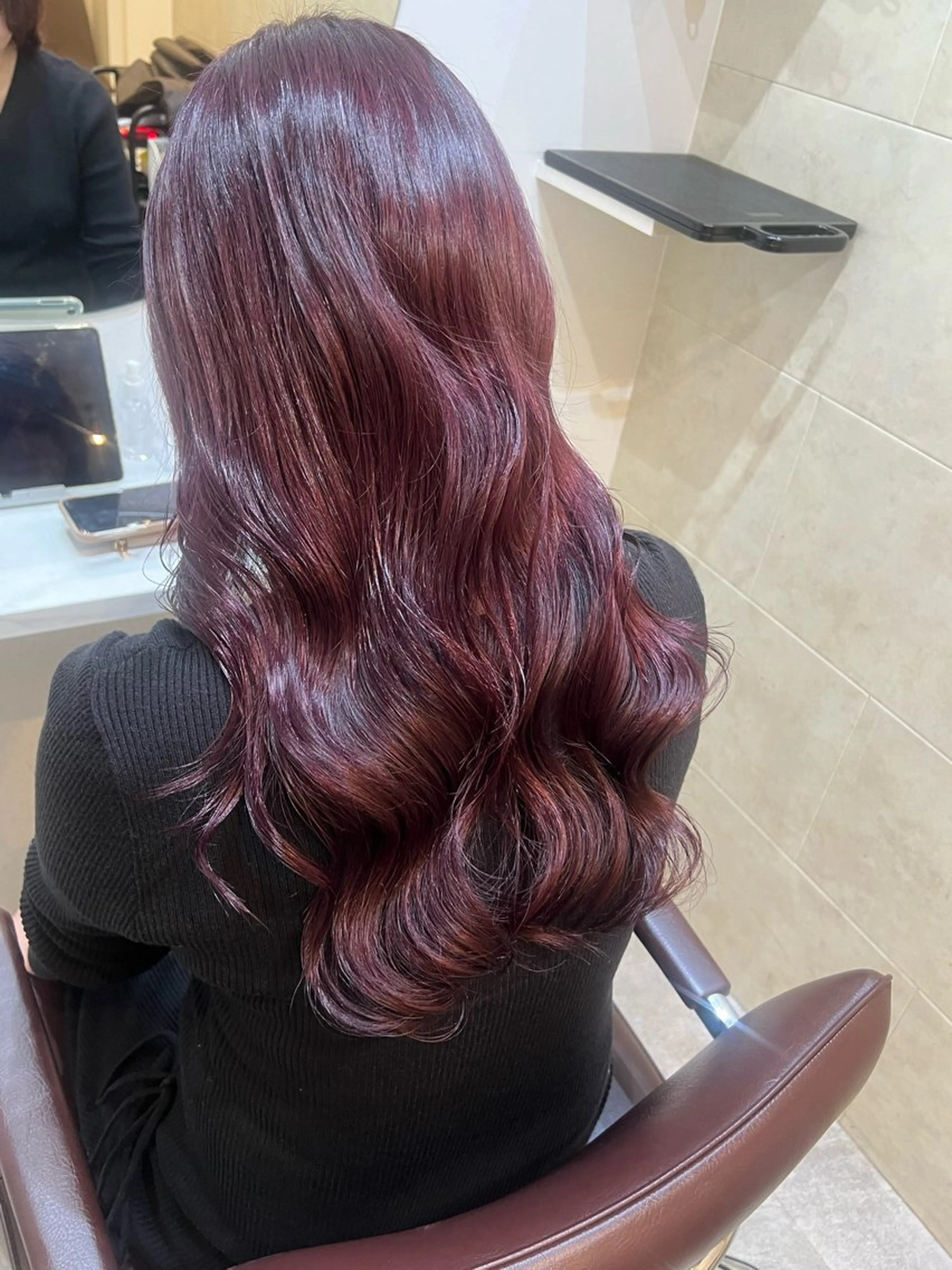 ロング カラー カット ヘアカラー トリートメント 全席個室　暖色カラー Zina松園優香🌸のヘアスタイル