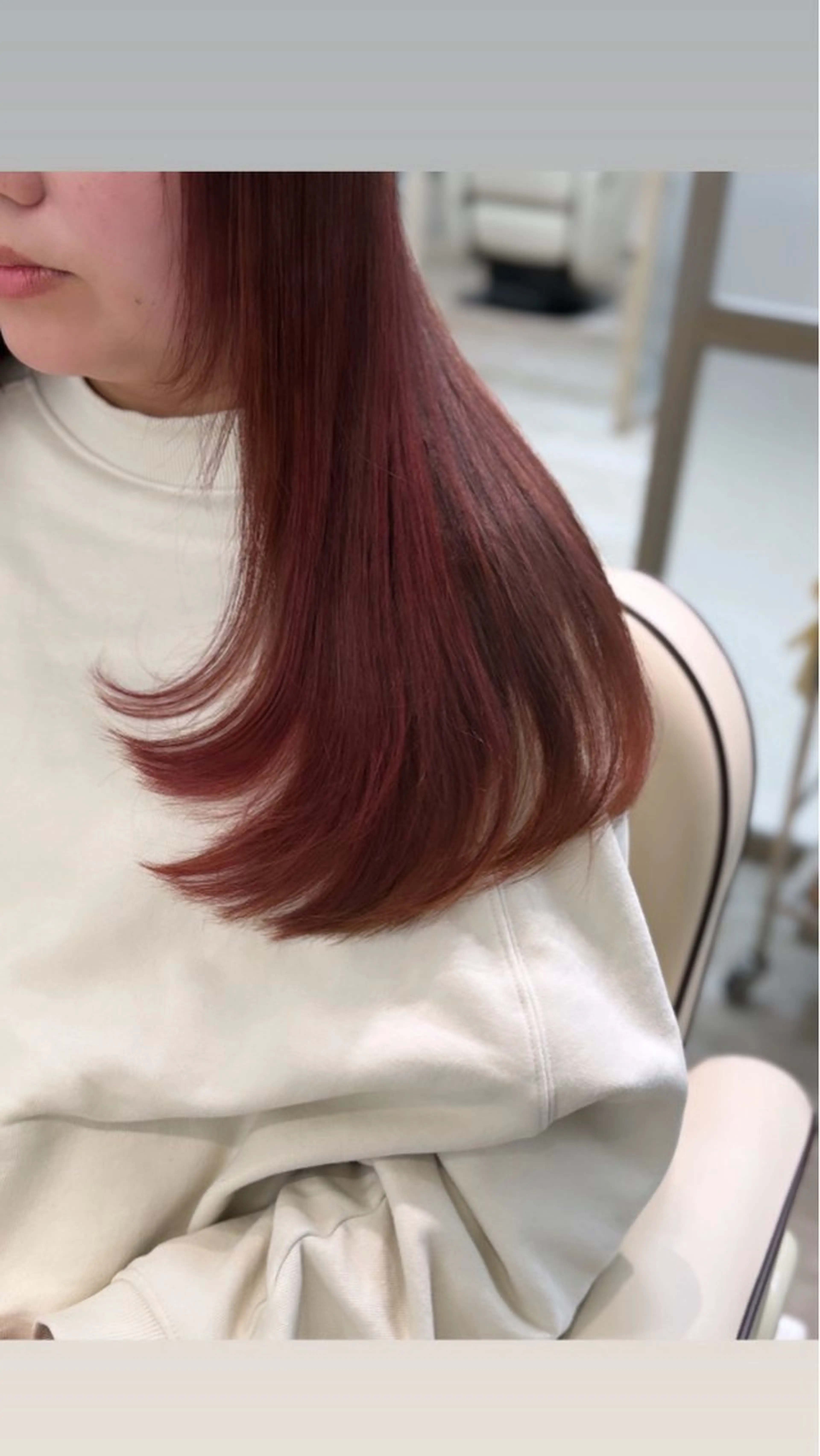 ロング カラー ブリーチ ブリーチなしカラー ピンクカラー パープルカラー 髪質改善 髪質改善×艶カラー Haruのヘアスタイル