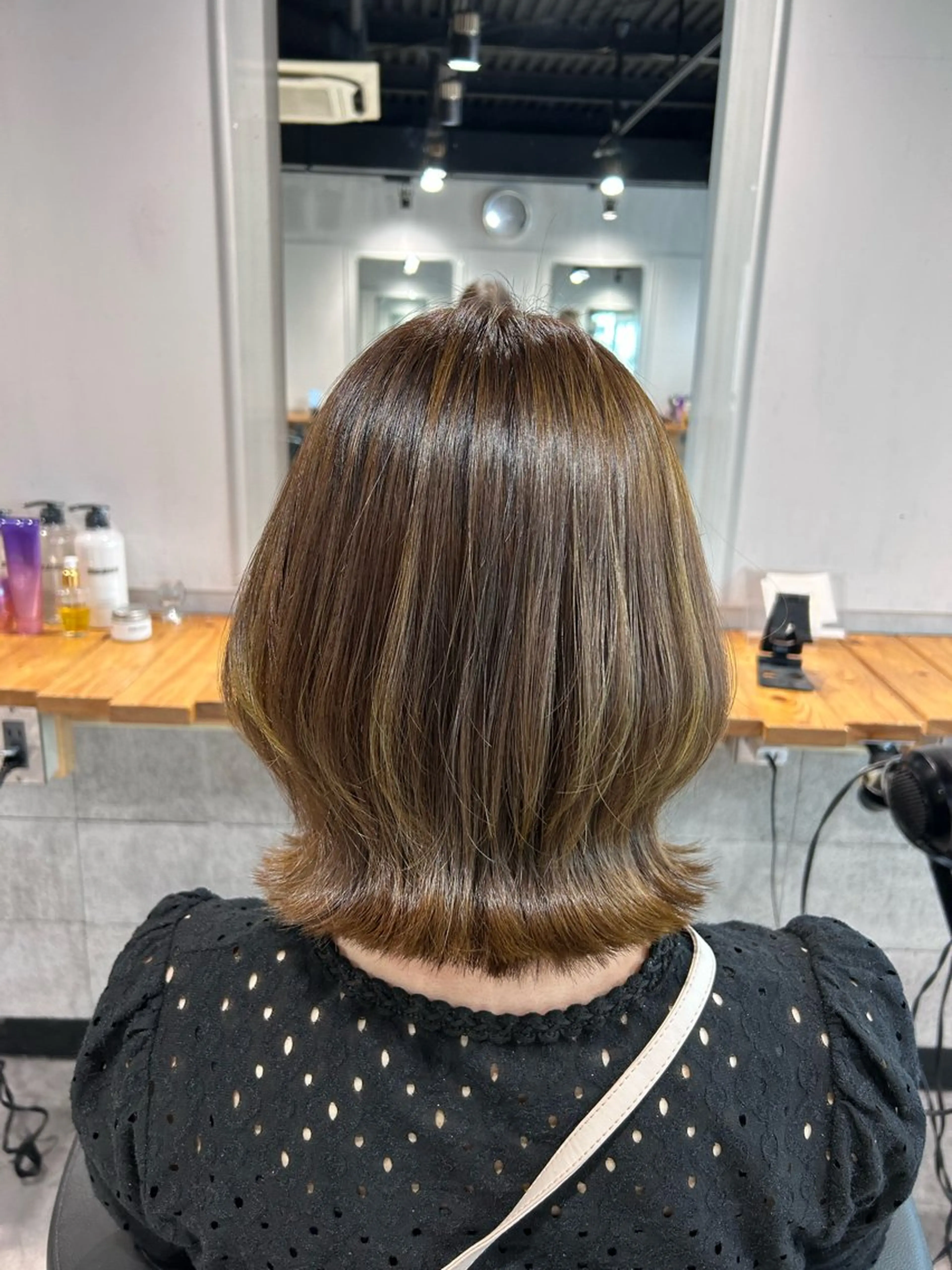 セミロング レイヤーカット カット ヘアカラー トリートメント ヘッドスパ 韓国Style♡ Nanami🇰🇷のヘアスタイル