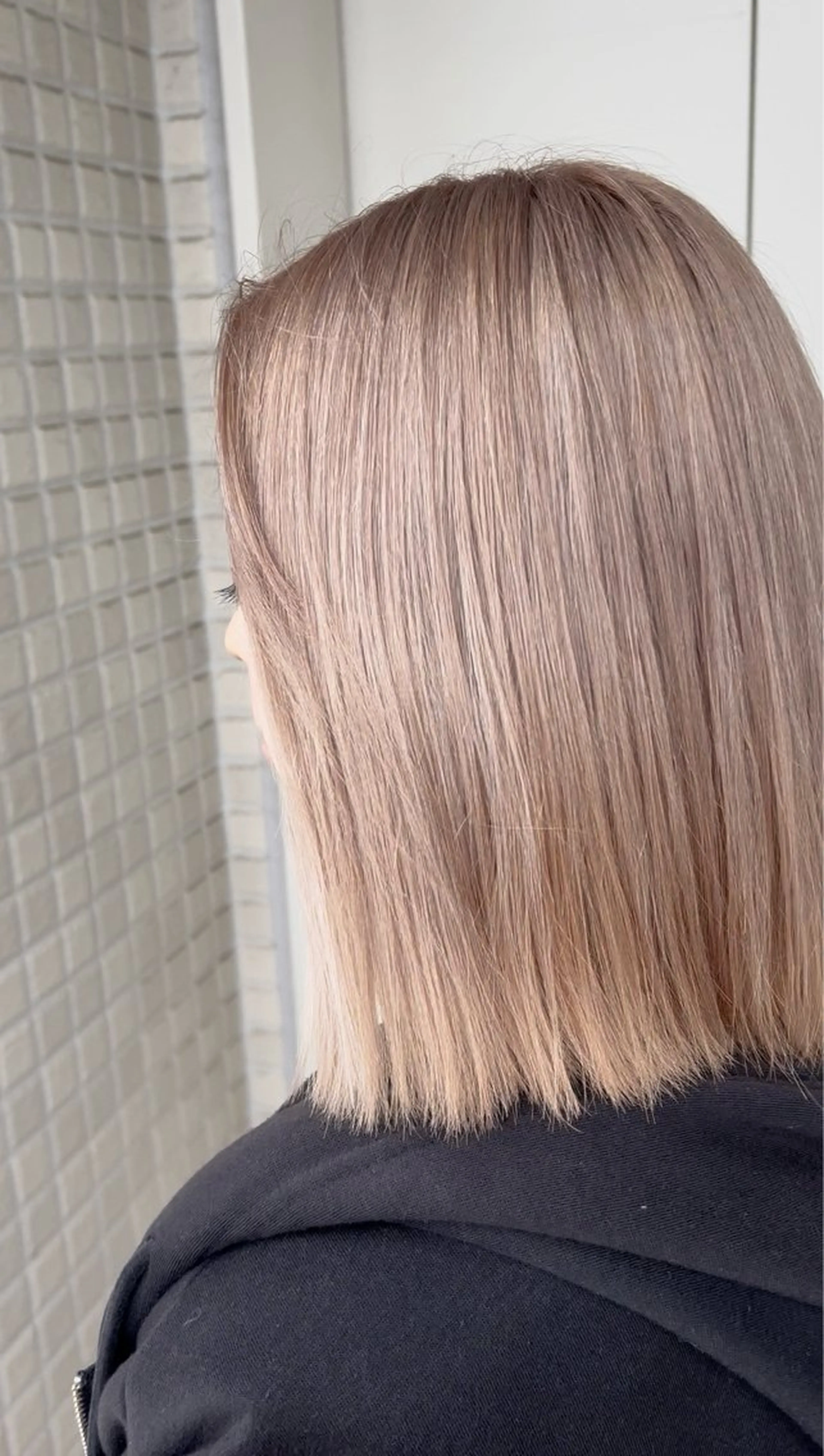 ショート カラー ベージュカラー ホワイトベージュ 透明感/ダブルカラー /🌸ERI🌸のヘアスタイル