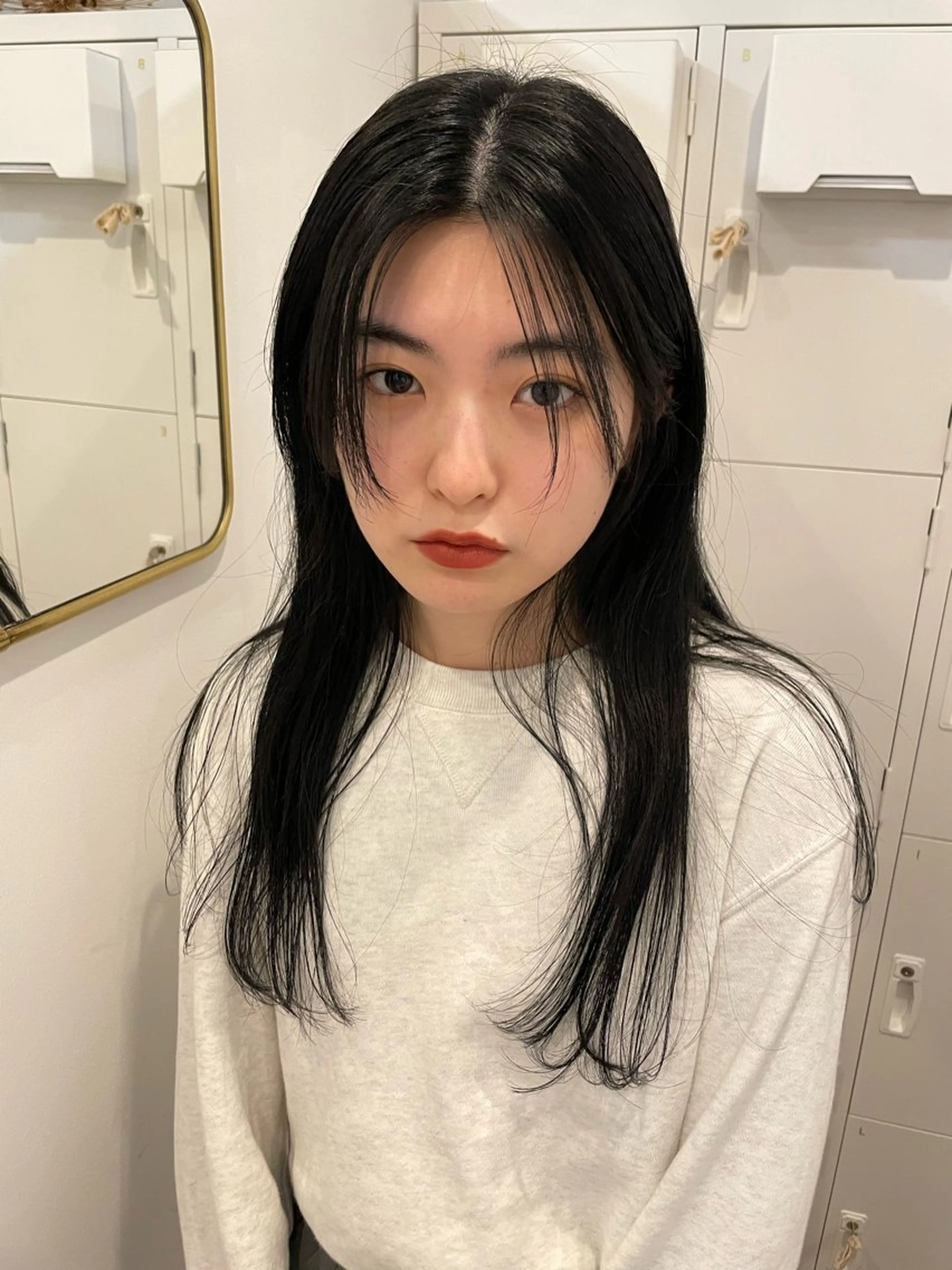 ロング カラー 黒髪 ロング 🟡ひろの/ツヤ カラー/髪質改善🟡のヘアスタイル