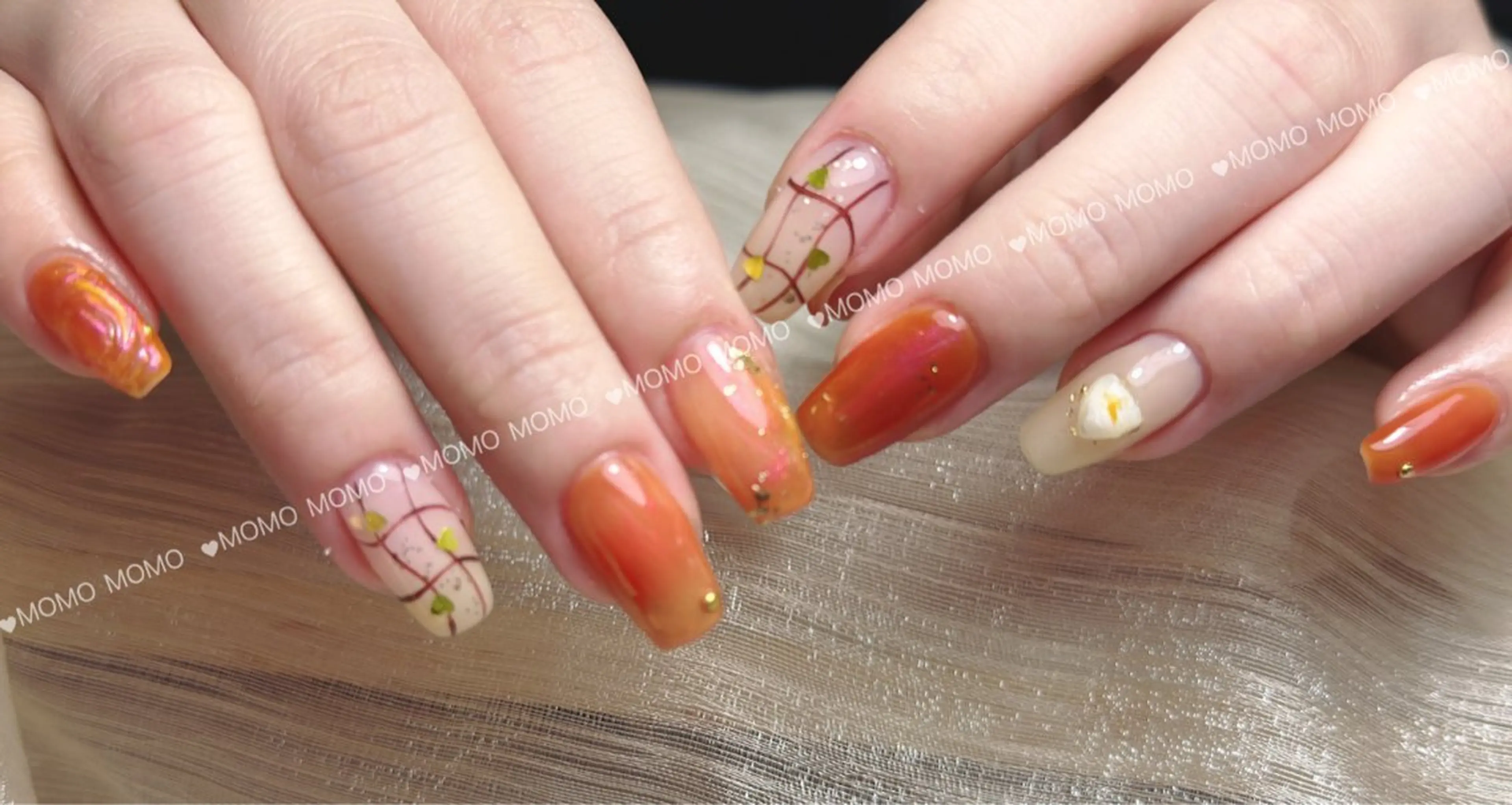 ネイル ニュアンスネイル ワンホンネイル MOMO nail所属・NIITSU 川崎のネイルデザイン