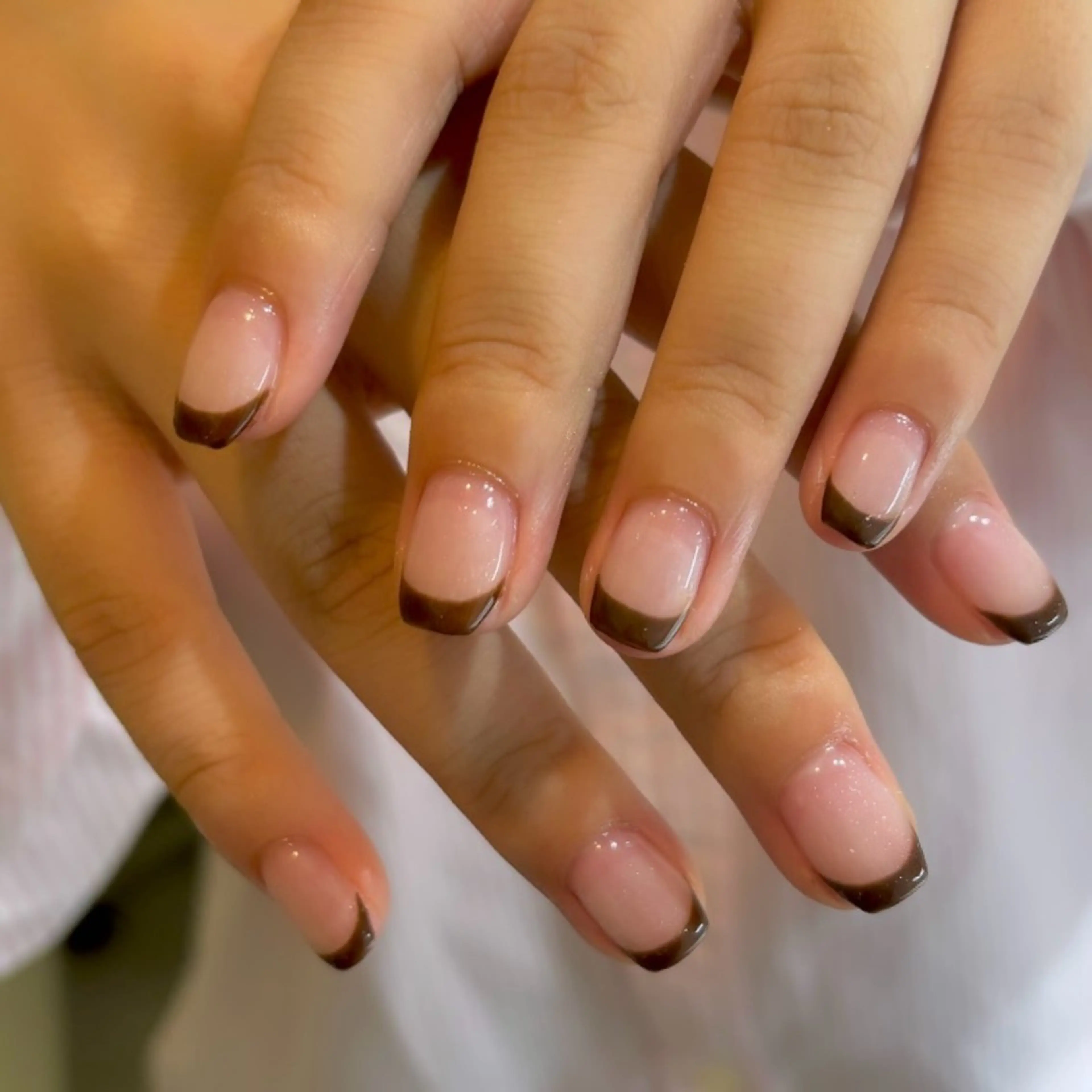 ネイル フレンチネイル 藤井 千咲のネイルデザイン