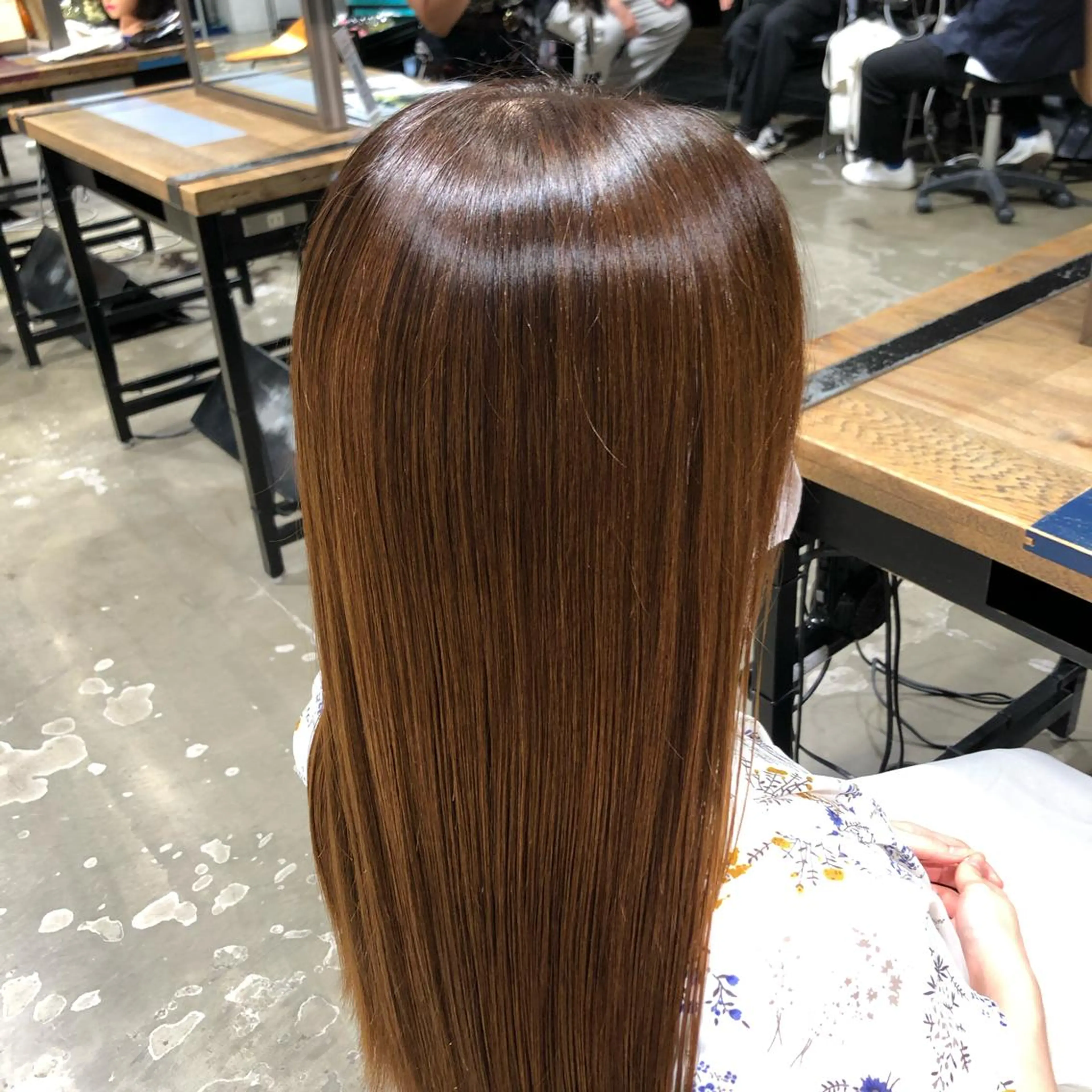 ロング カラー ヘアアレンジ グラデーションカラー 【柔らか透明感✨/ 似合せ前髪】大石葉月のヘアスタイル
