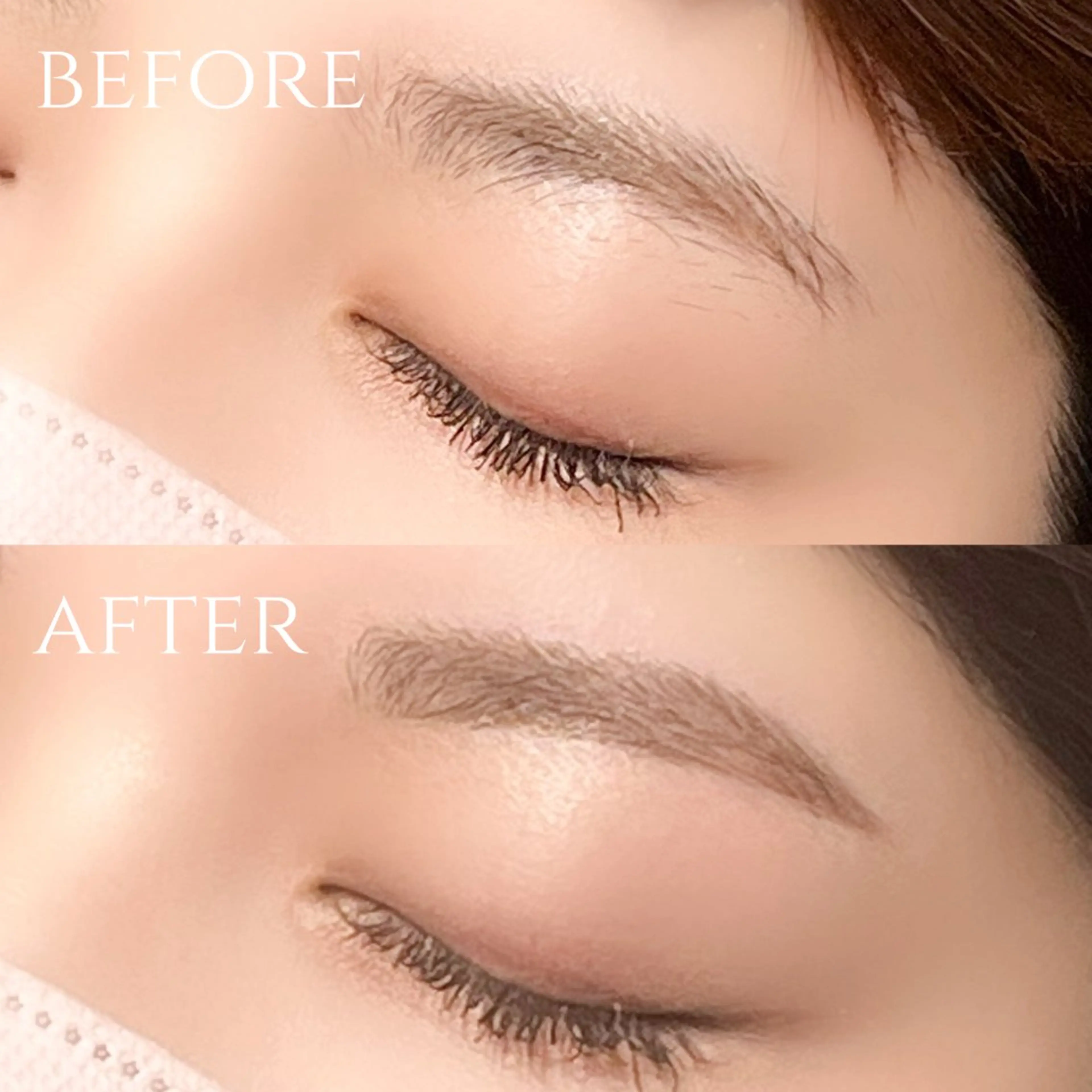 アイブロウ 眉カット 眉毛ワックス脱毛 ワックス脱毛 眉カット その他(アイブロウ) 仙台/束感まつげ💐 🎀Mizukiのマツエク・マツパデザイン