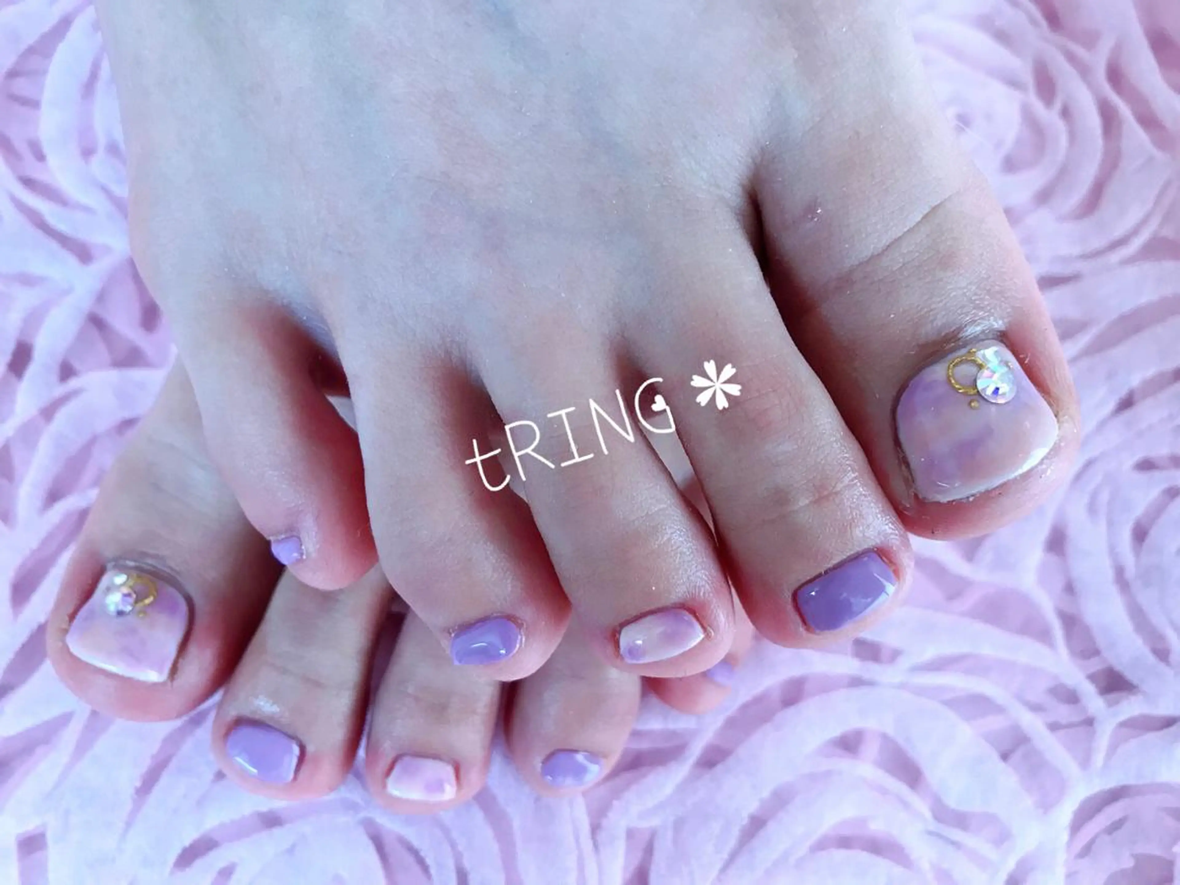 ネイル フットネイル tRING＊ しいの木台のネイルデザイン